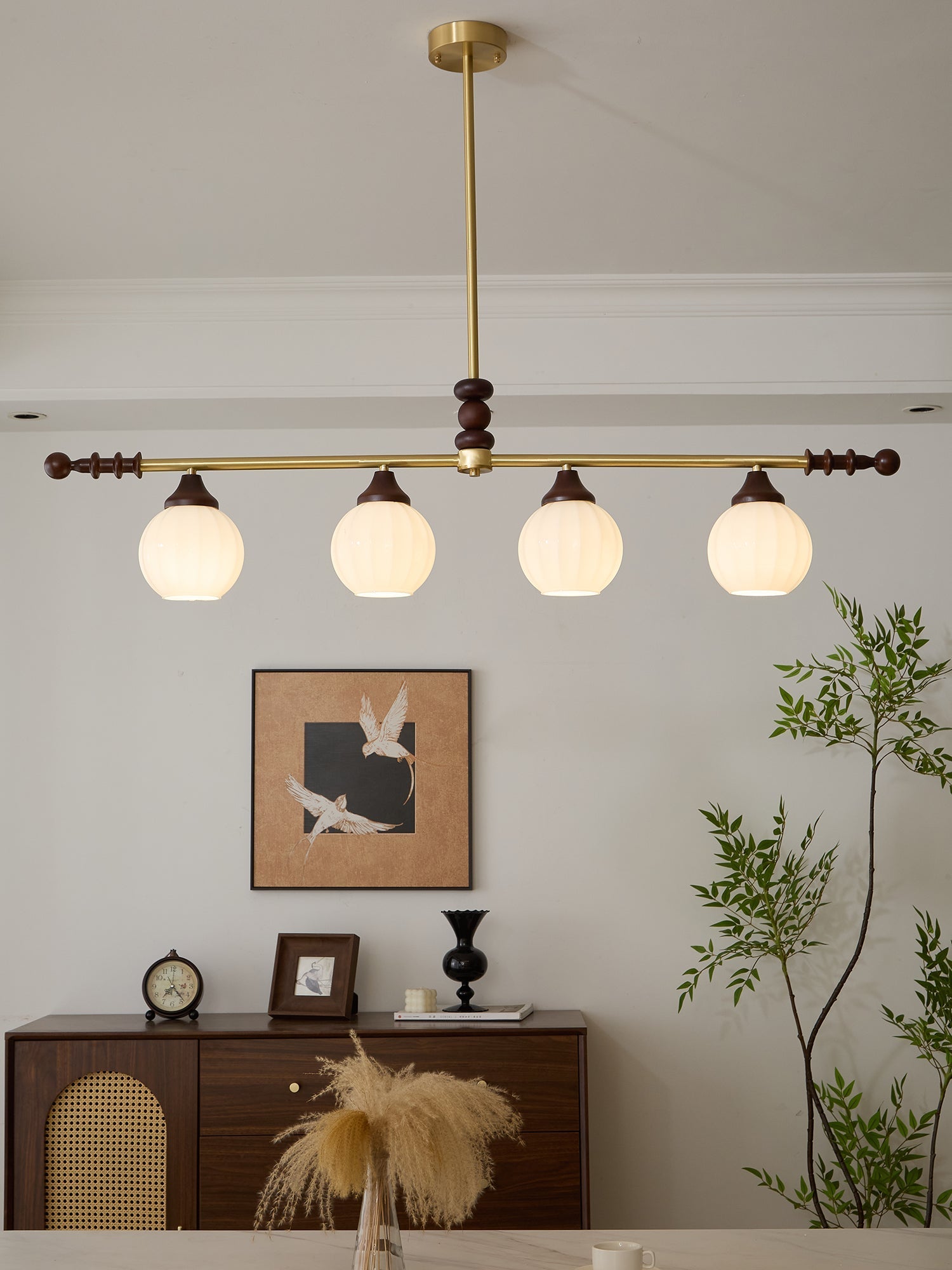 Vosole Traditional Elegance Vintage Wood Chandelier
