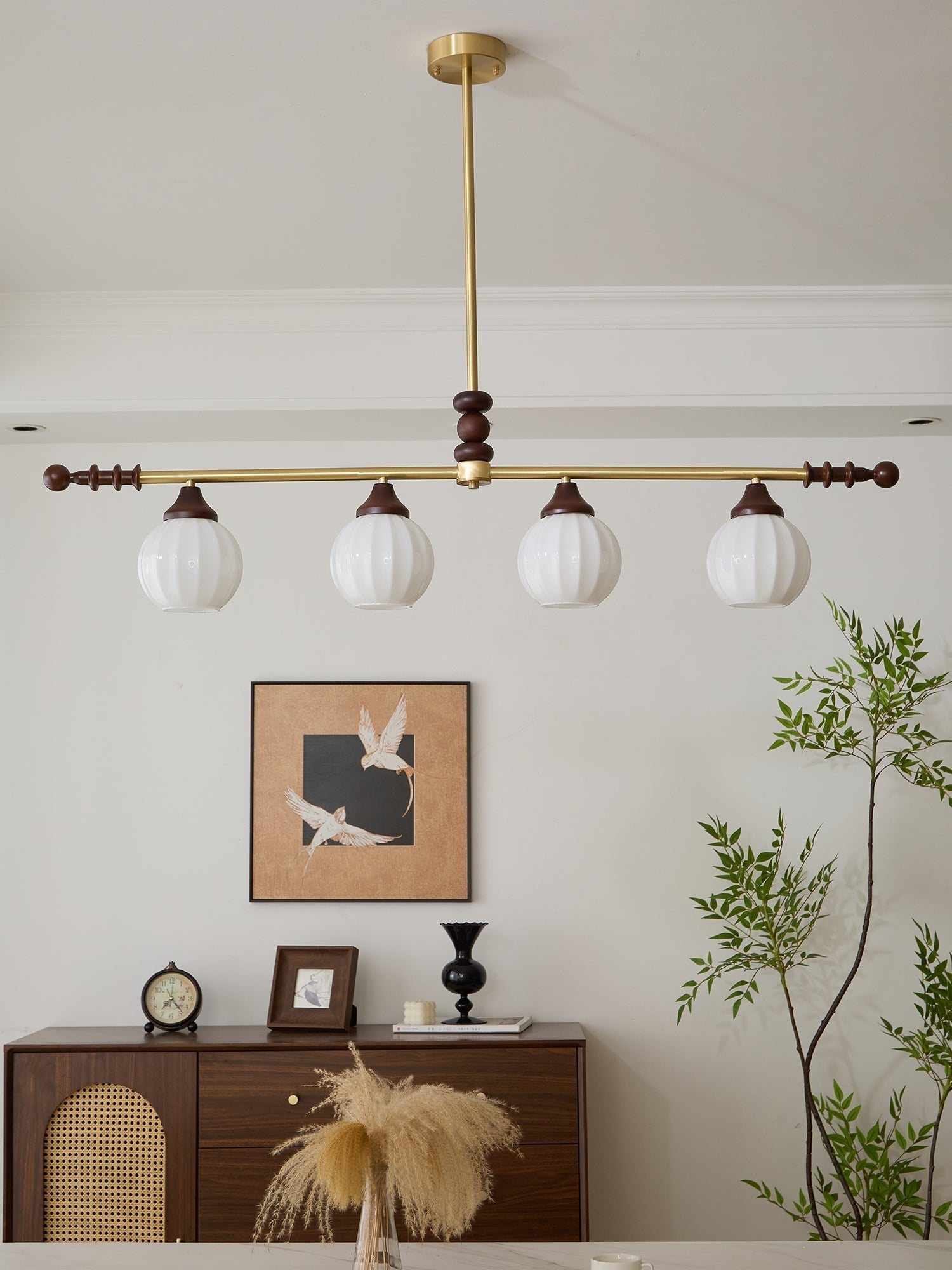 Vosole Traditional Elegance Vintage Wood Chandelier