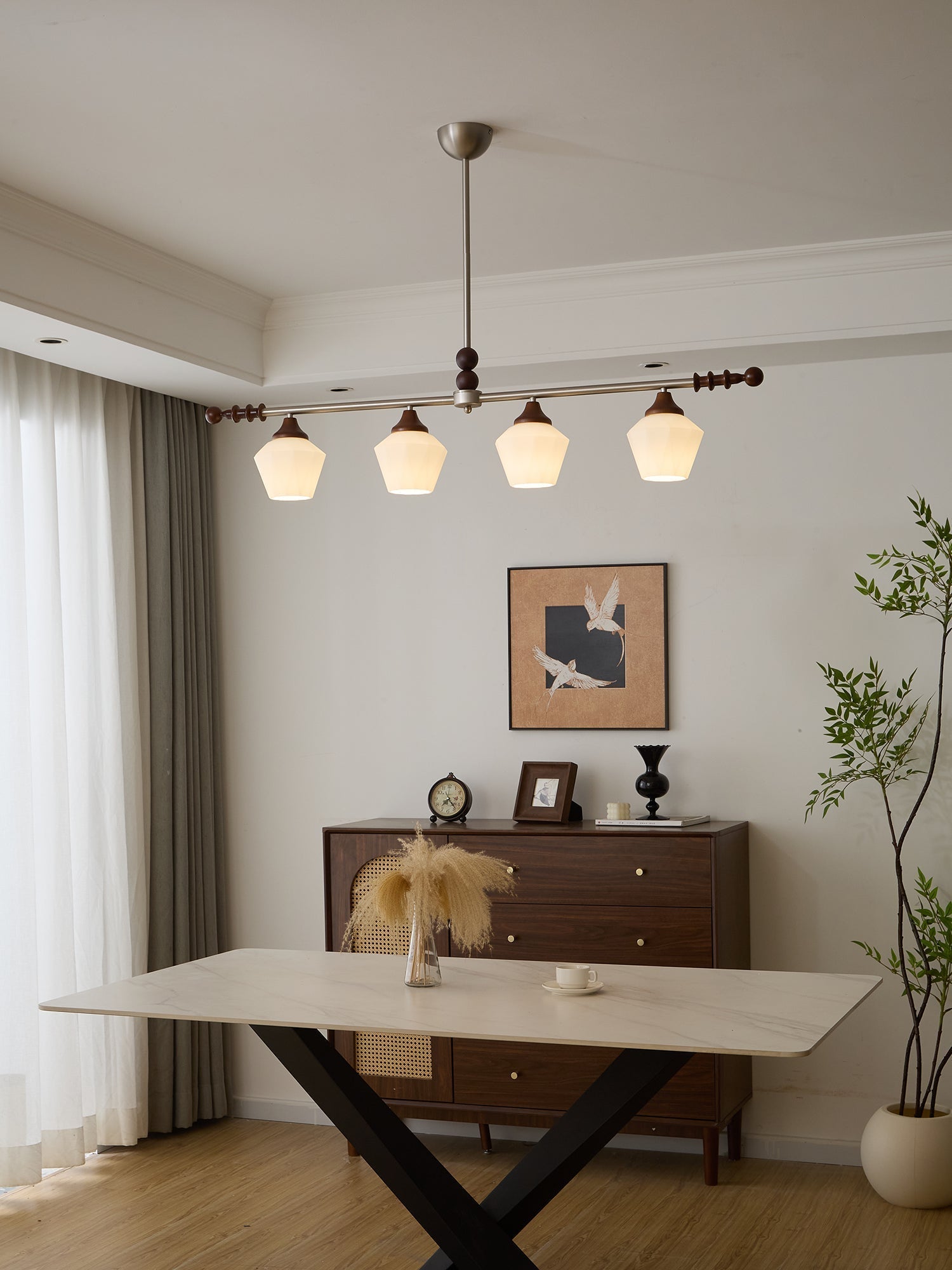 Vosole Traditional Elegance Vintage Wood Chandelier