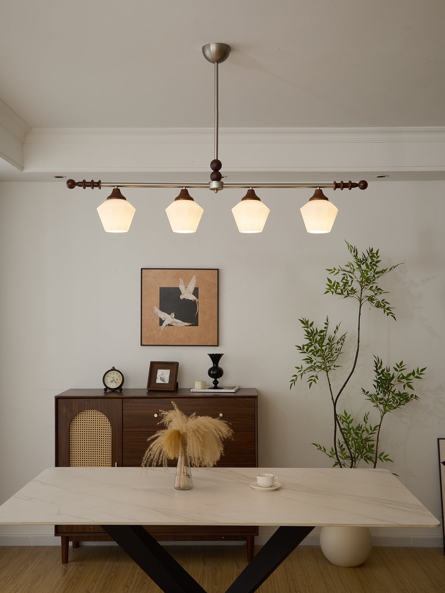 Vosole Traditional Elegance Vintage Wood Chandelier