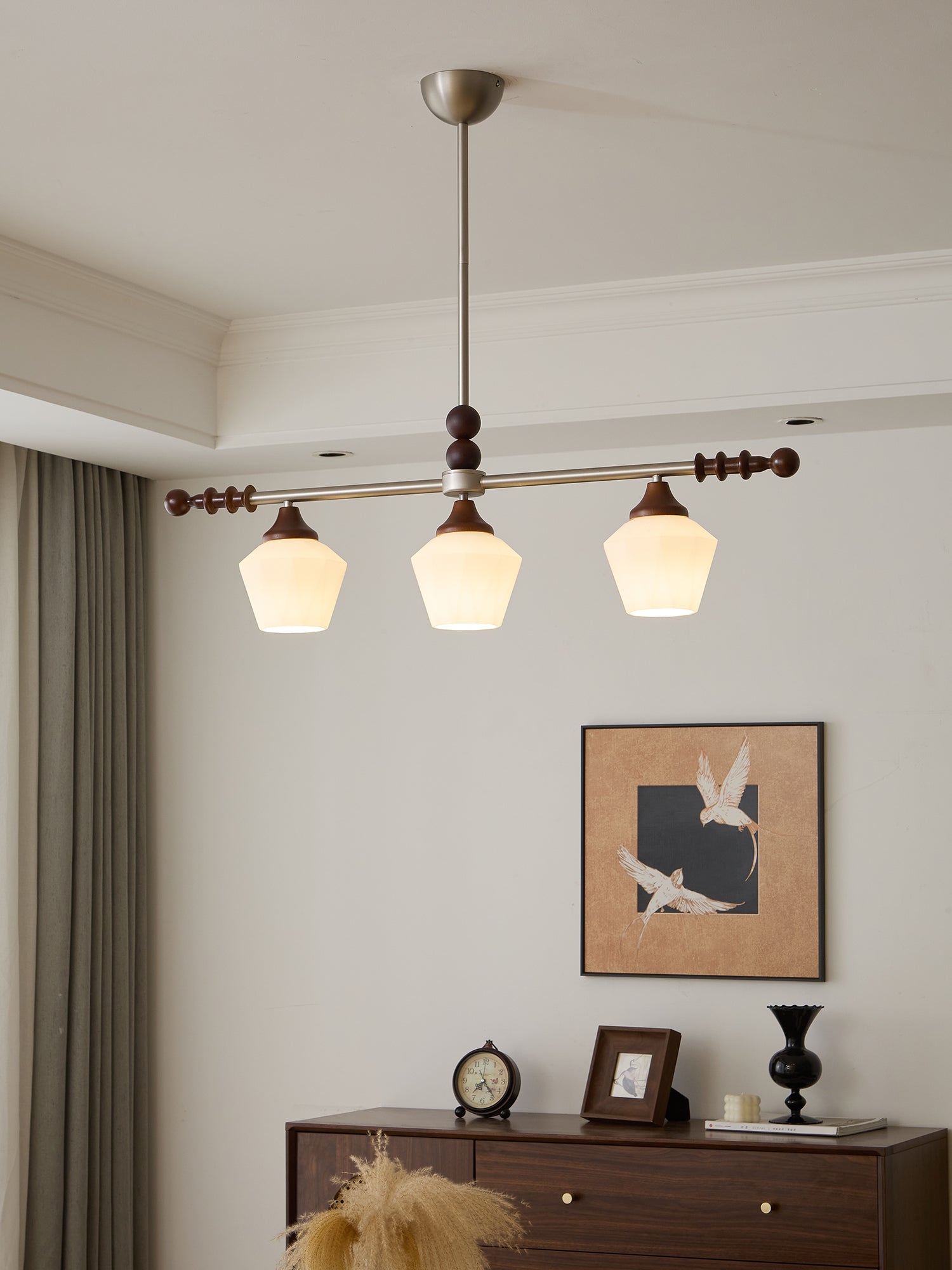 Vosole Traditional Elegance Vintage Wood Chandelier