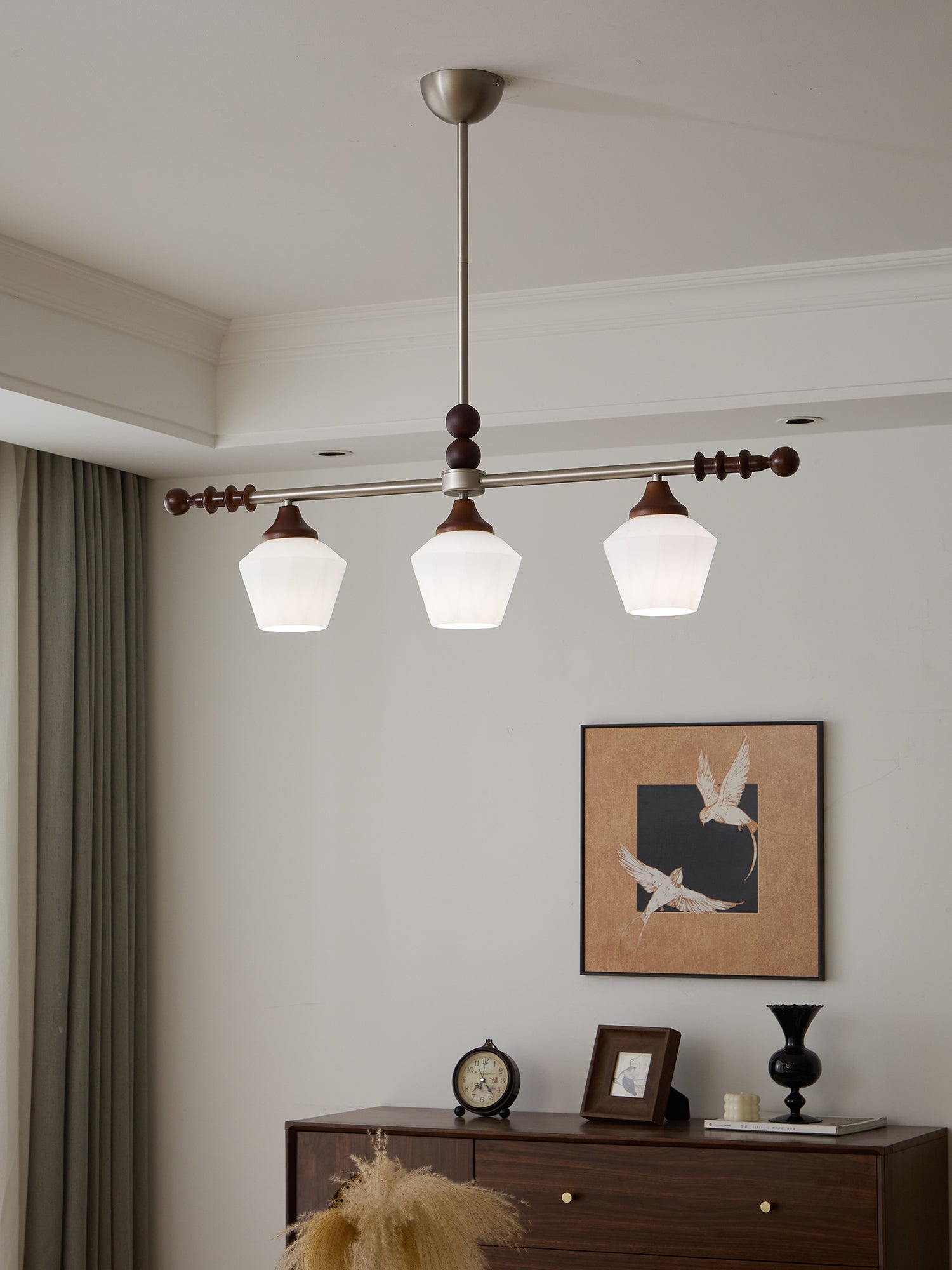 Vosole Traditional Elegance Vintage Wood Chandelier
