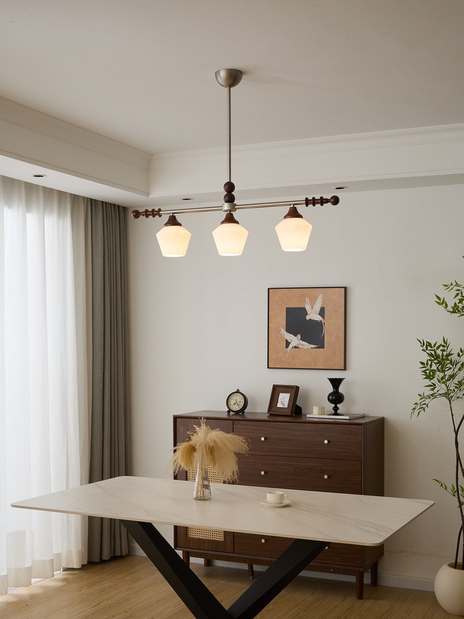Vosole Traditional Elegance Vintage Wood Chandelier