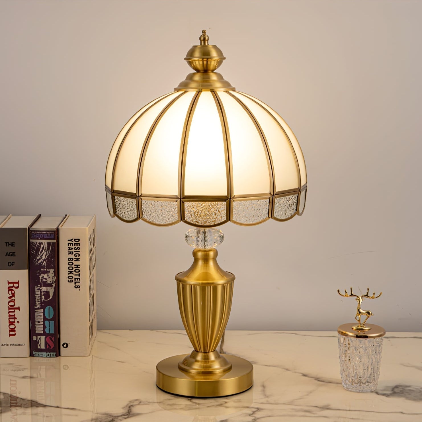 Opaline Glass Classic Table Lamp