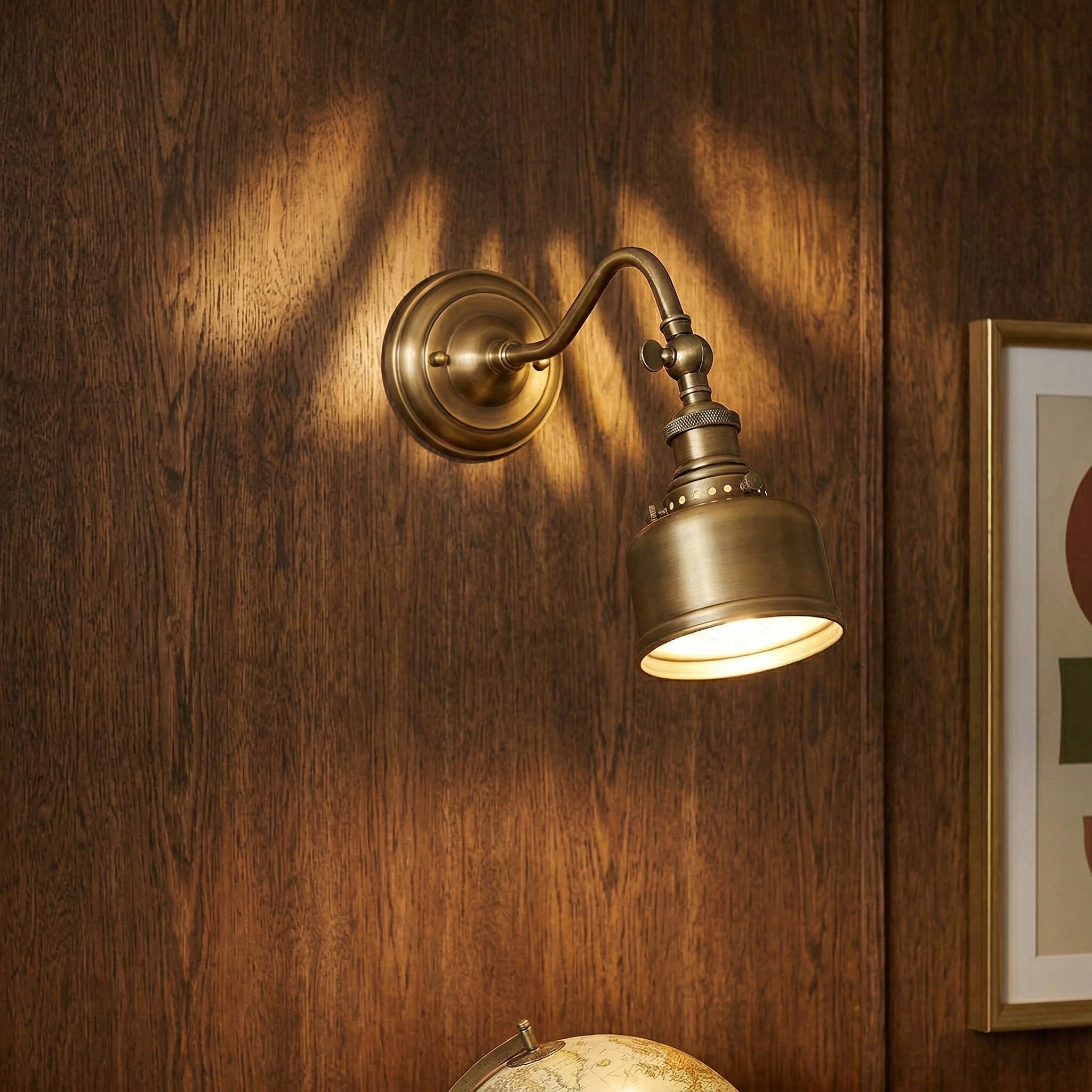 Cedarridge Gooseneck Indoor Wall Light
