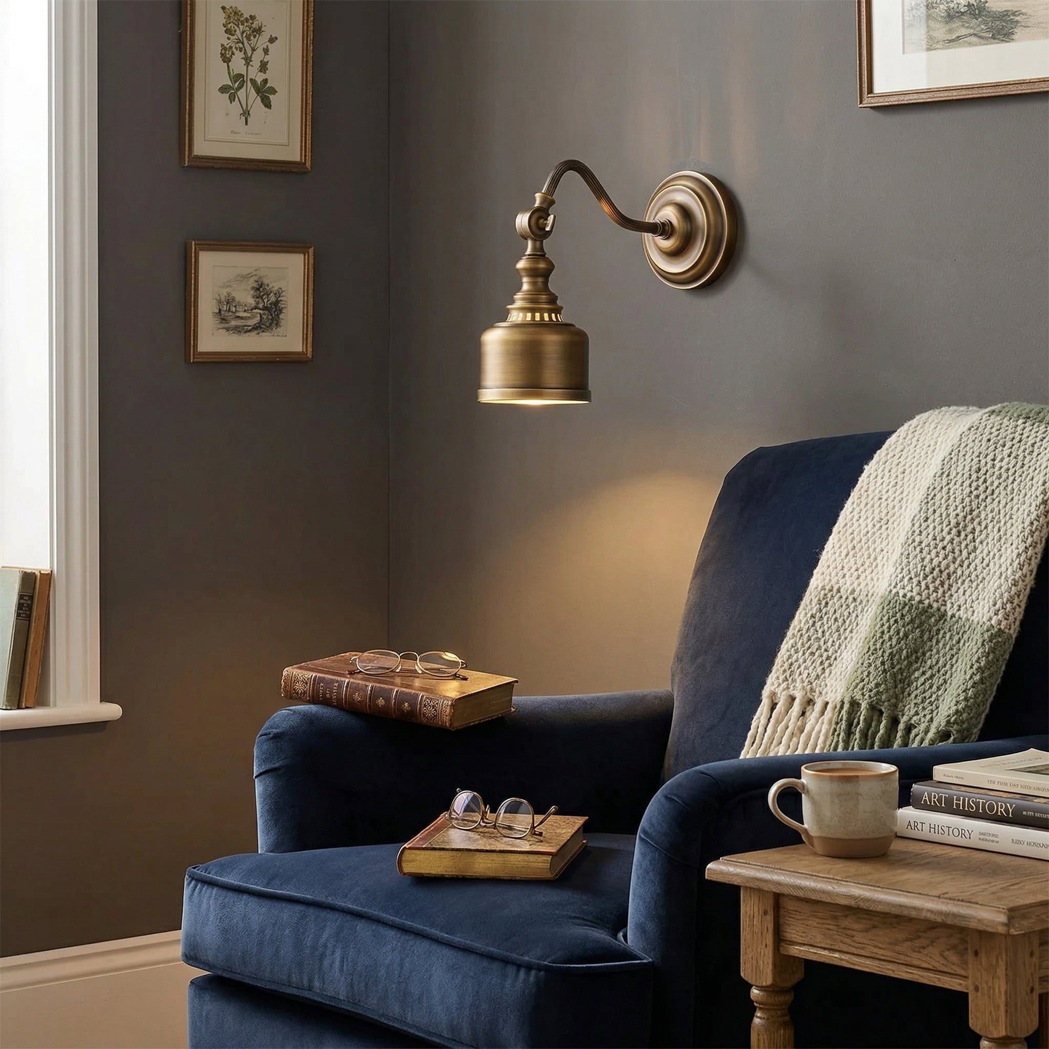 Cedarridge Gooseneck Indoor Wall Light