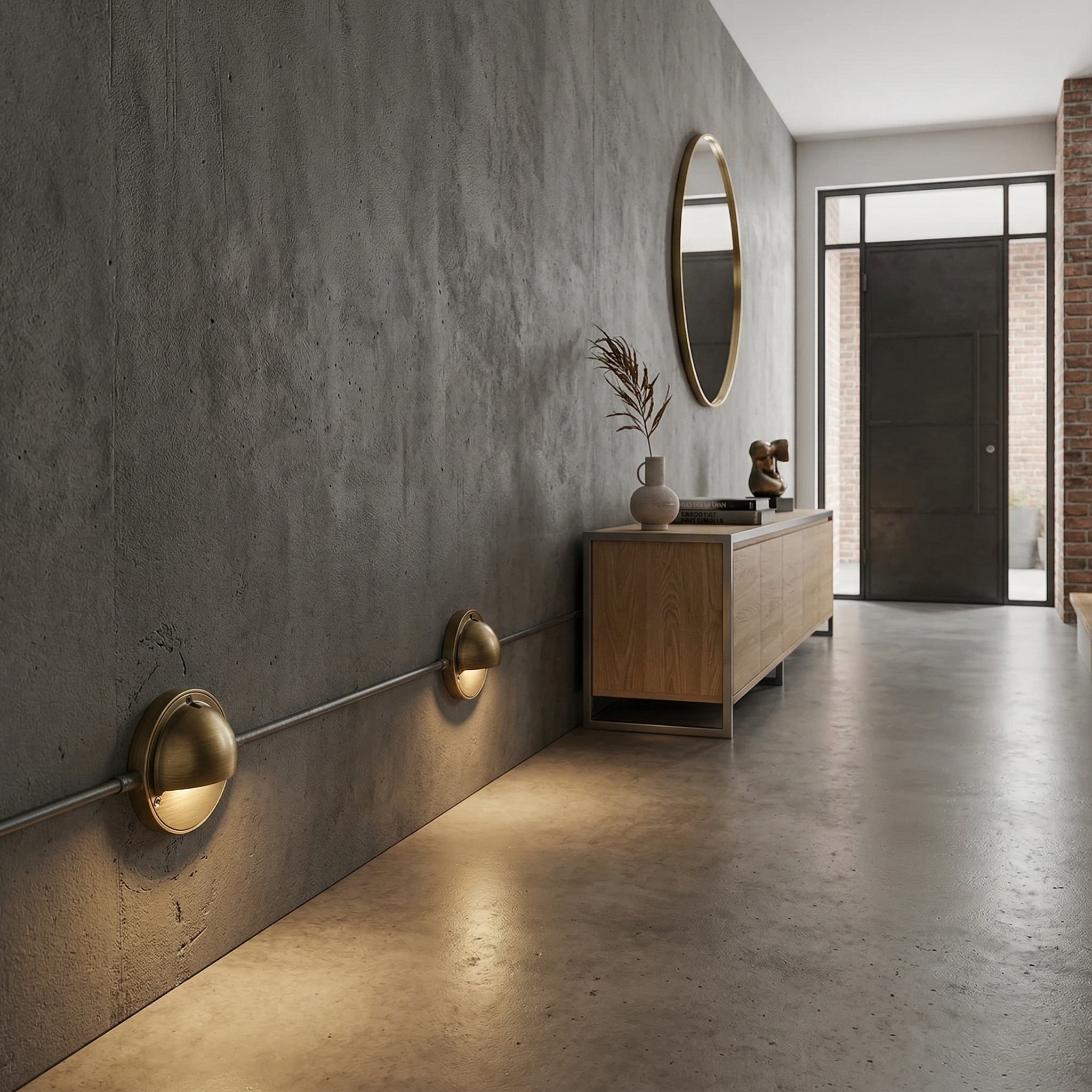 Clairwood Brass Indoor Wall Light