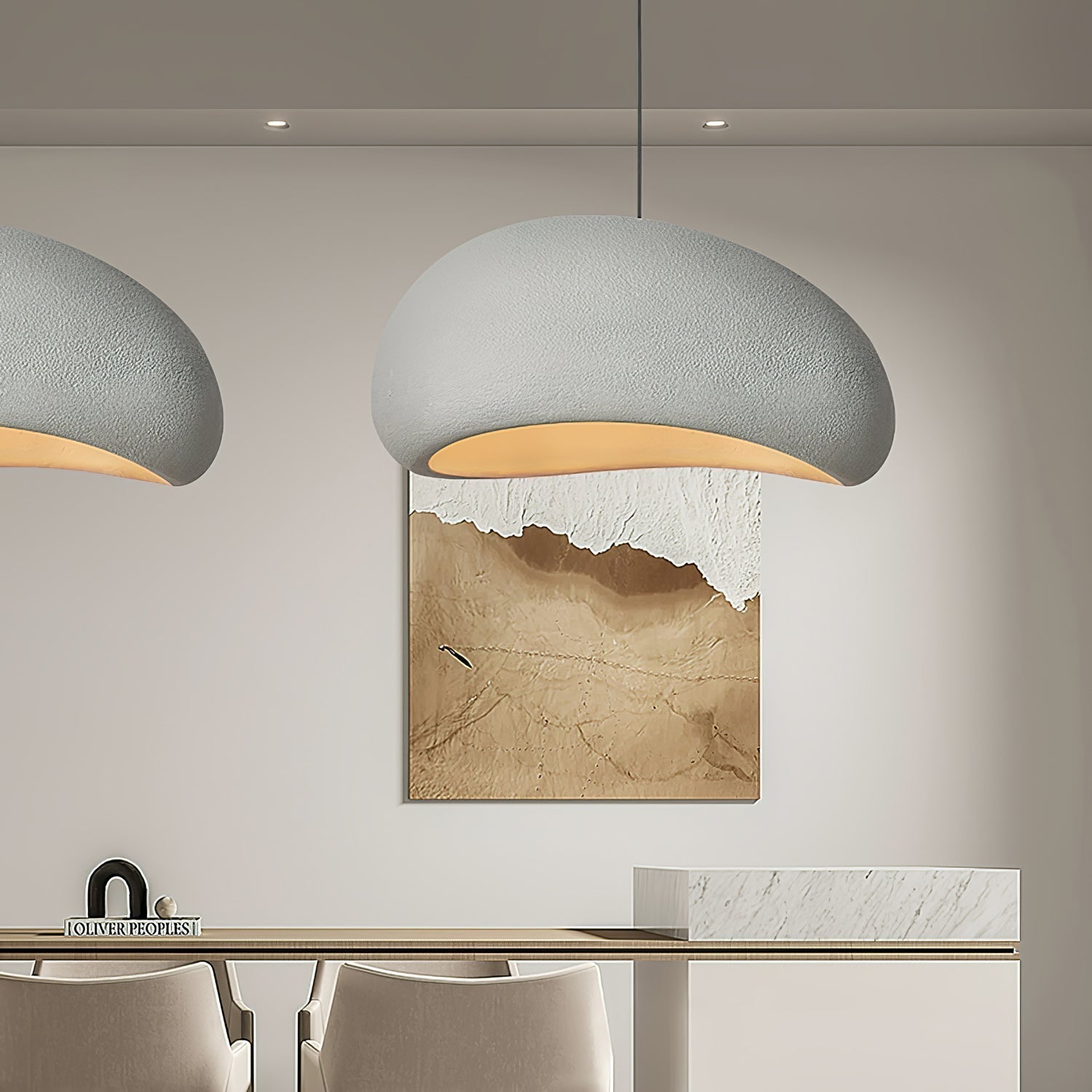 Selineria Pendant Light Cloud Swag Wabi-Sabi