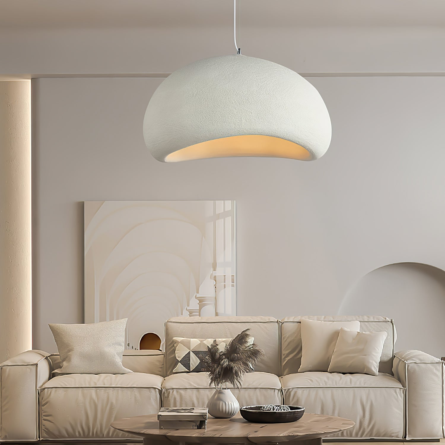Selineria Pendant Light Cloud Swag Wabi-Sabi