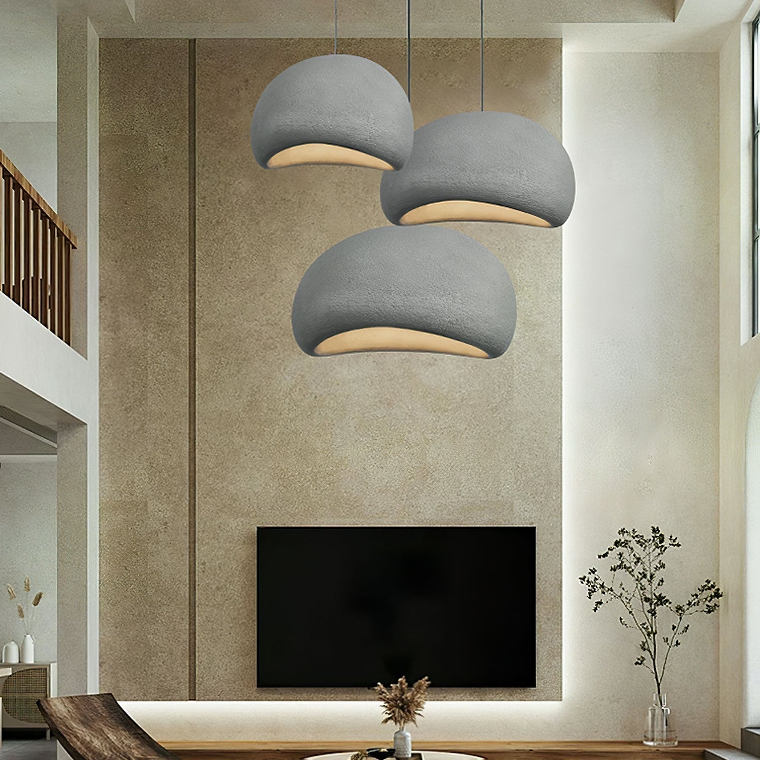 Selineria Pendant Light Cloud Swag Wabi-Sabi