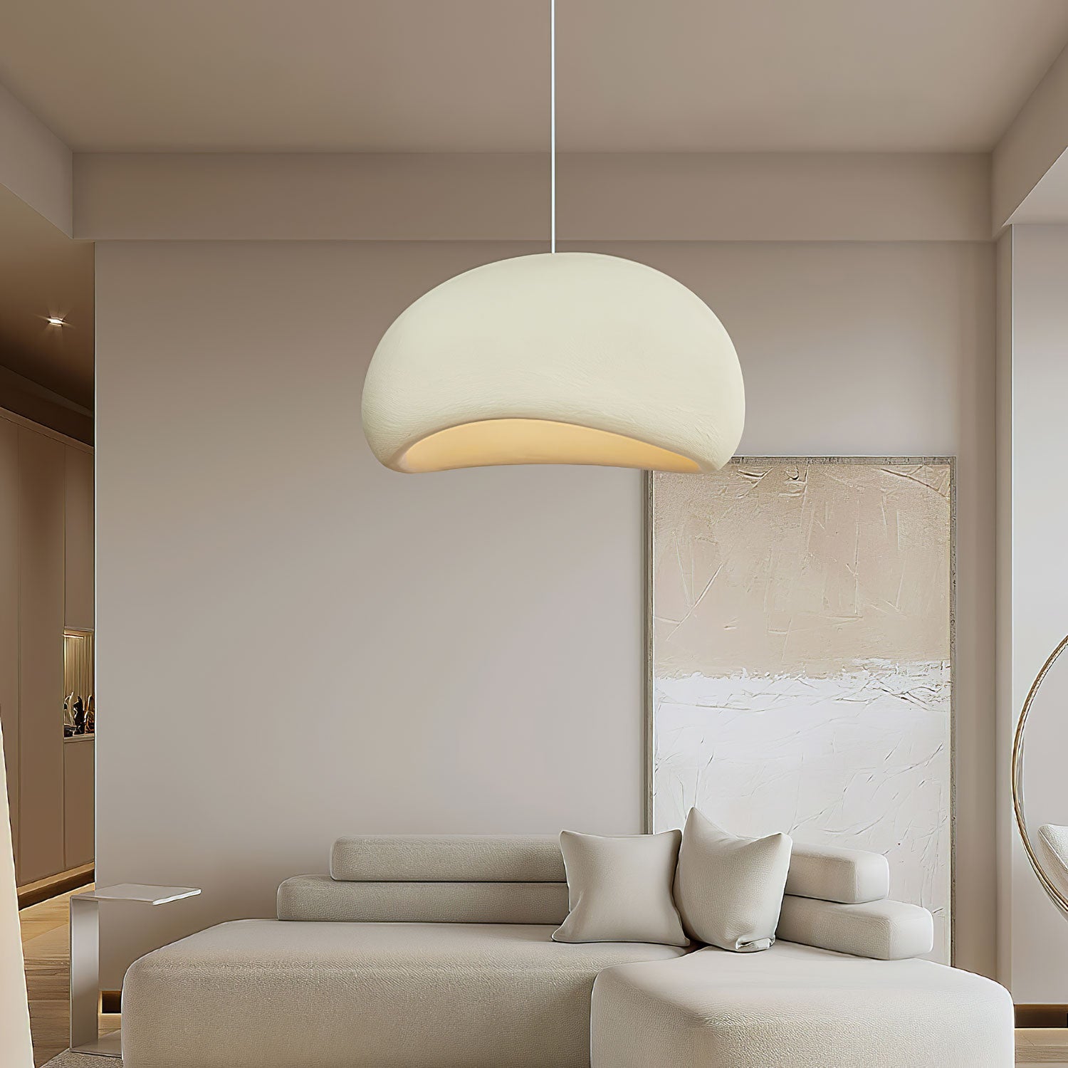 Selineria Pendant Light Cloud Swag Wabi-Sabi