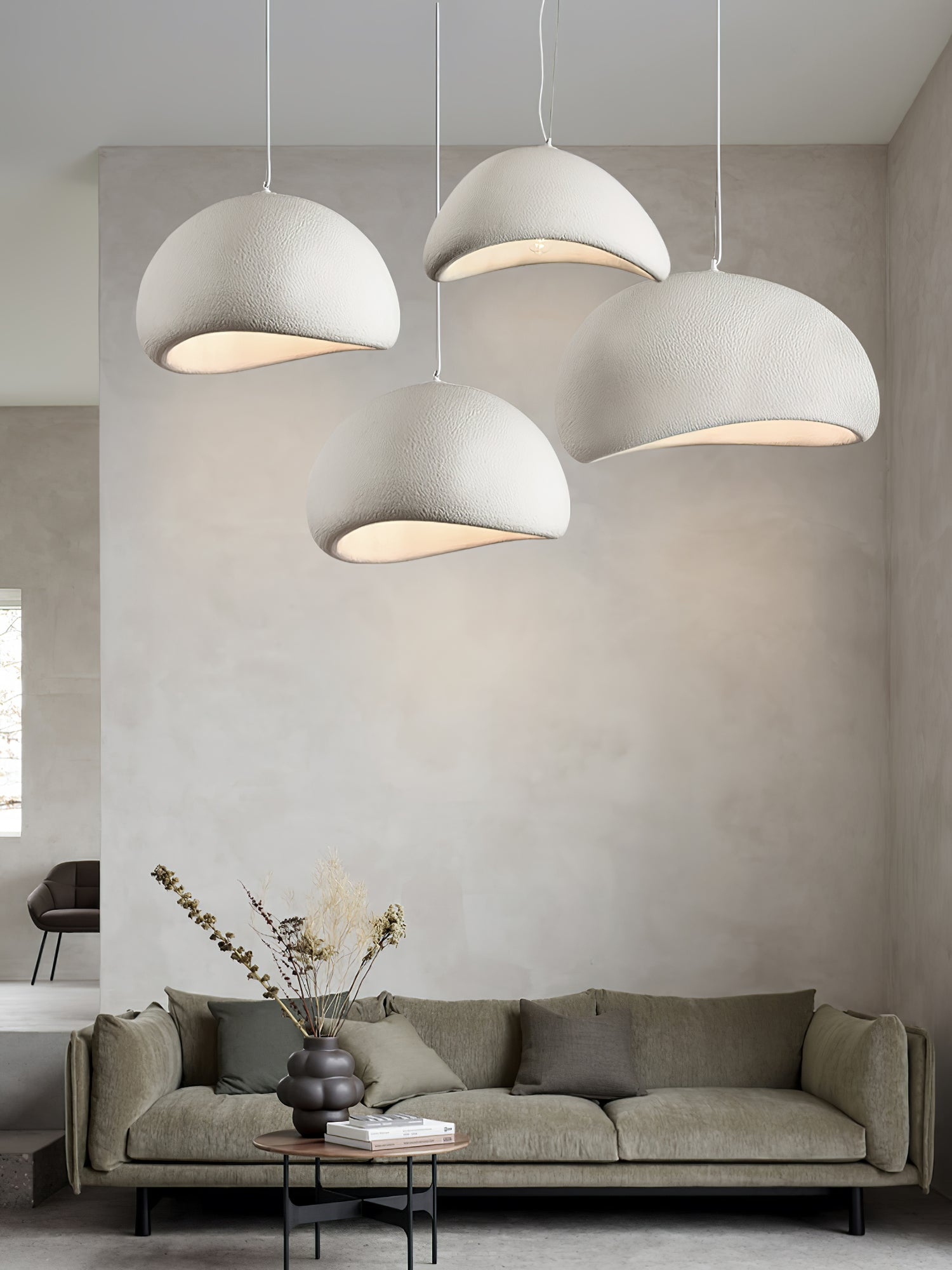 Selineria Pendant Light Cloud Swag Wabi-Sabi