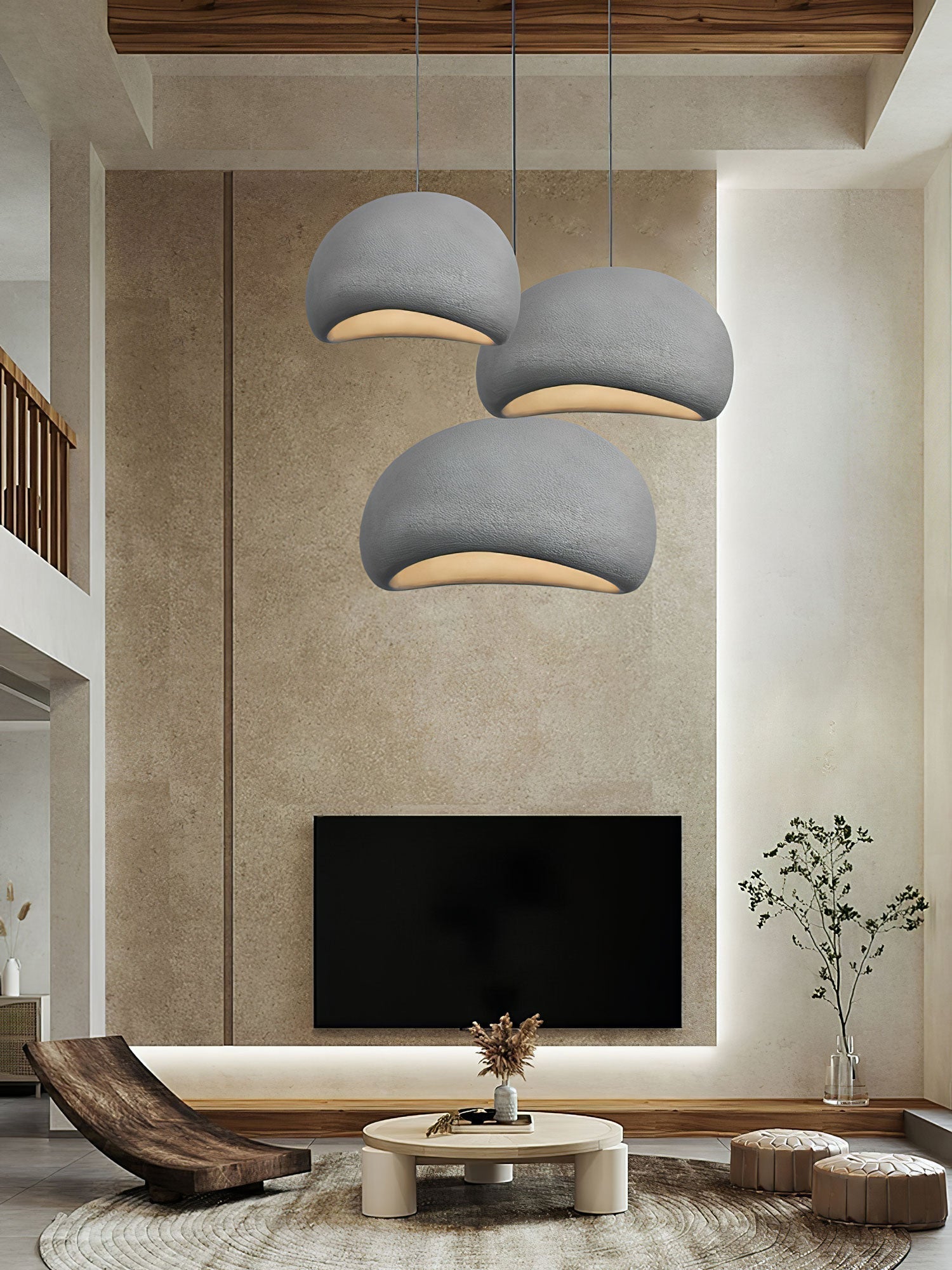 Selineria Pendant Light Cloud Swag Wabi-Sabi
