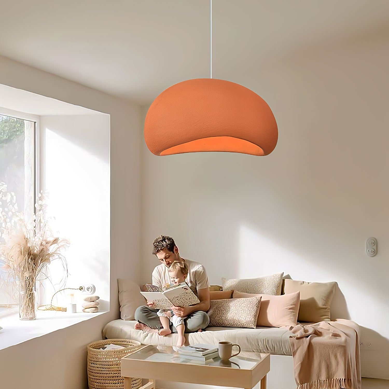 Selineria Pendant Light Cloud Swag Wabi-Sabi
