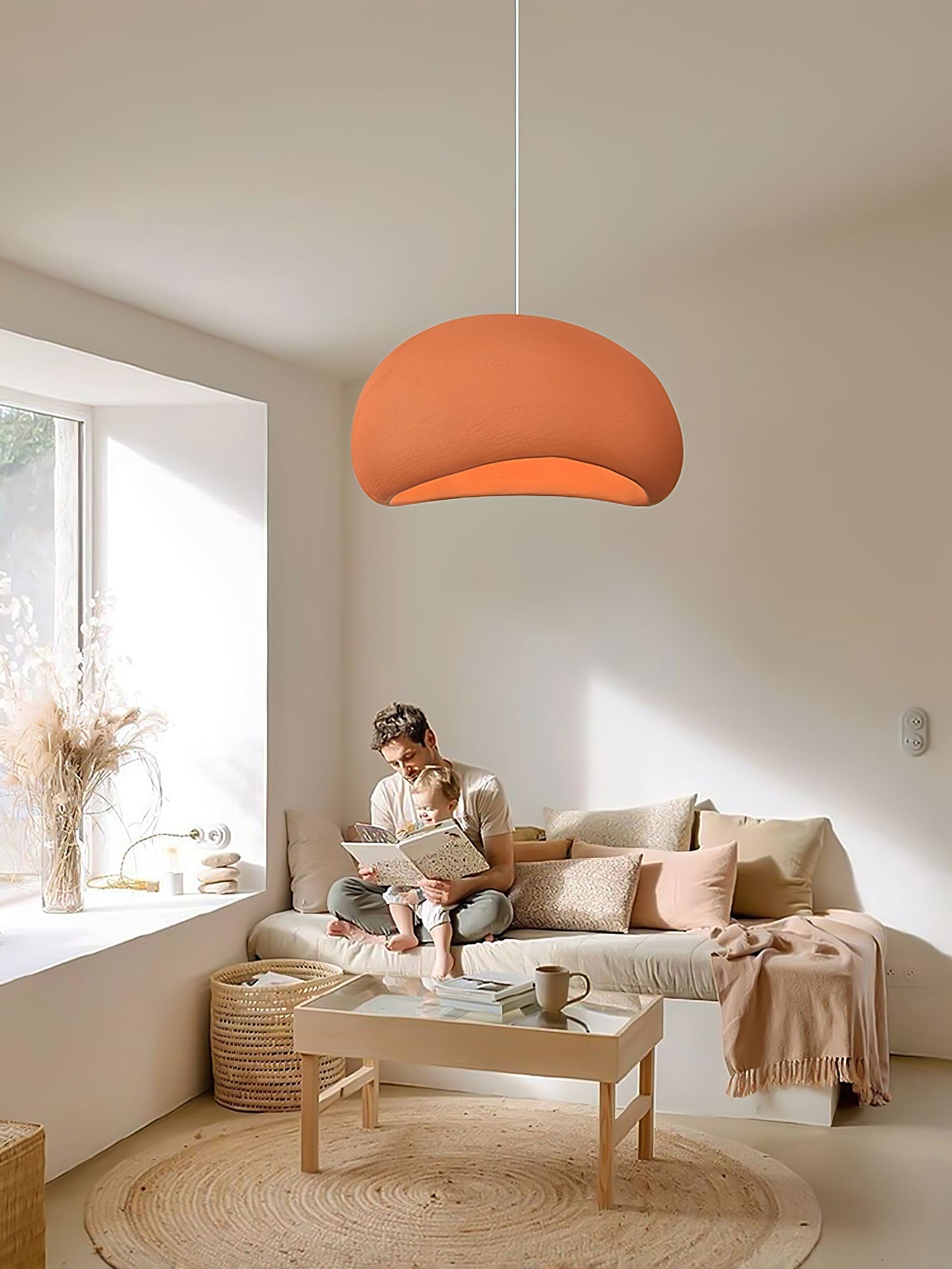 Selineria Pendant Light Cloud Swag Wabi-Sabi