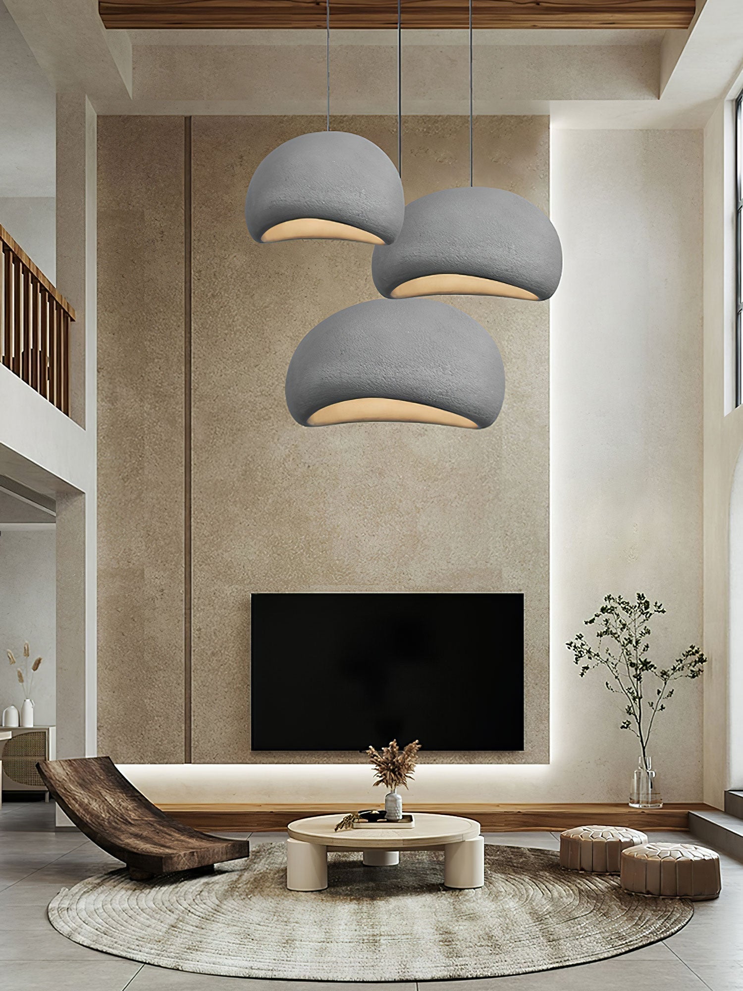 Selineria Pendant Light Cloud Swag Wabi-Sabi