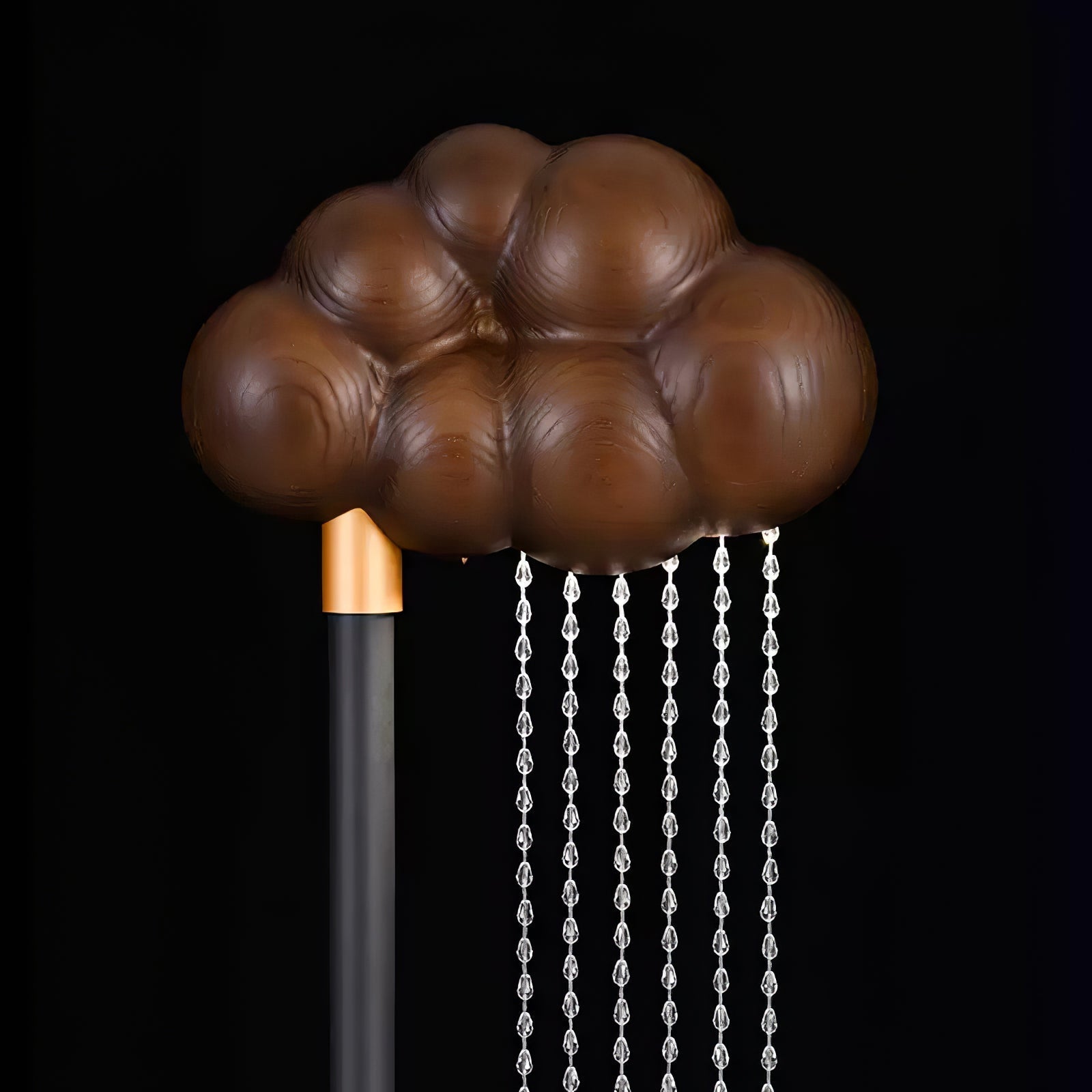 Orinyra Cloud-shaped Bronze Floor Lamp