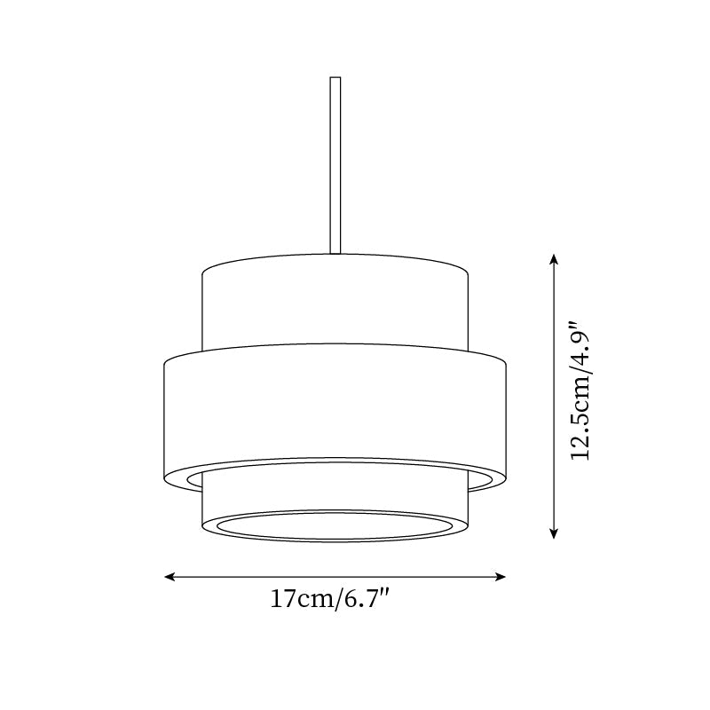 Avone Travertine and Walnut Plug-In Pendant Light - Neutral Decor