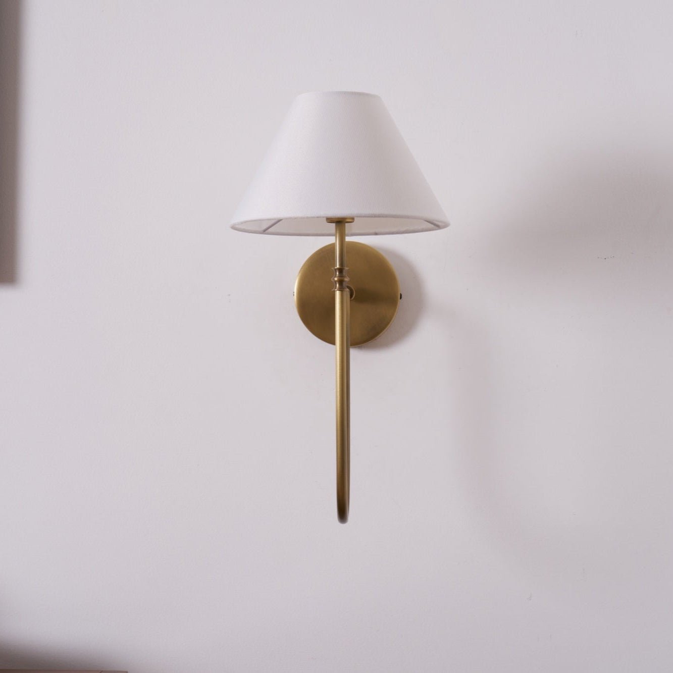 Devenq Vintage Industrial Fabric Wall Light
