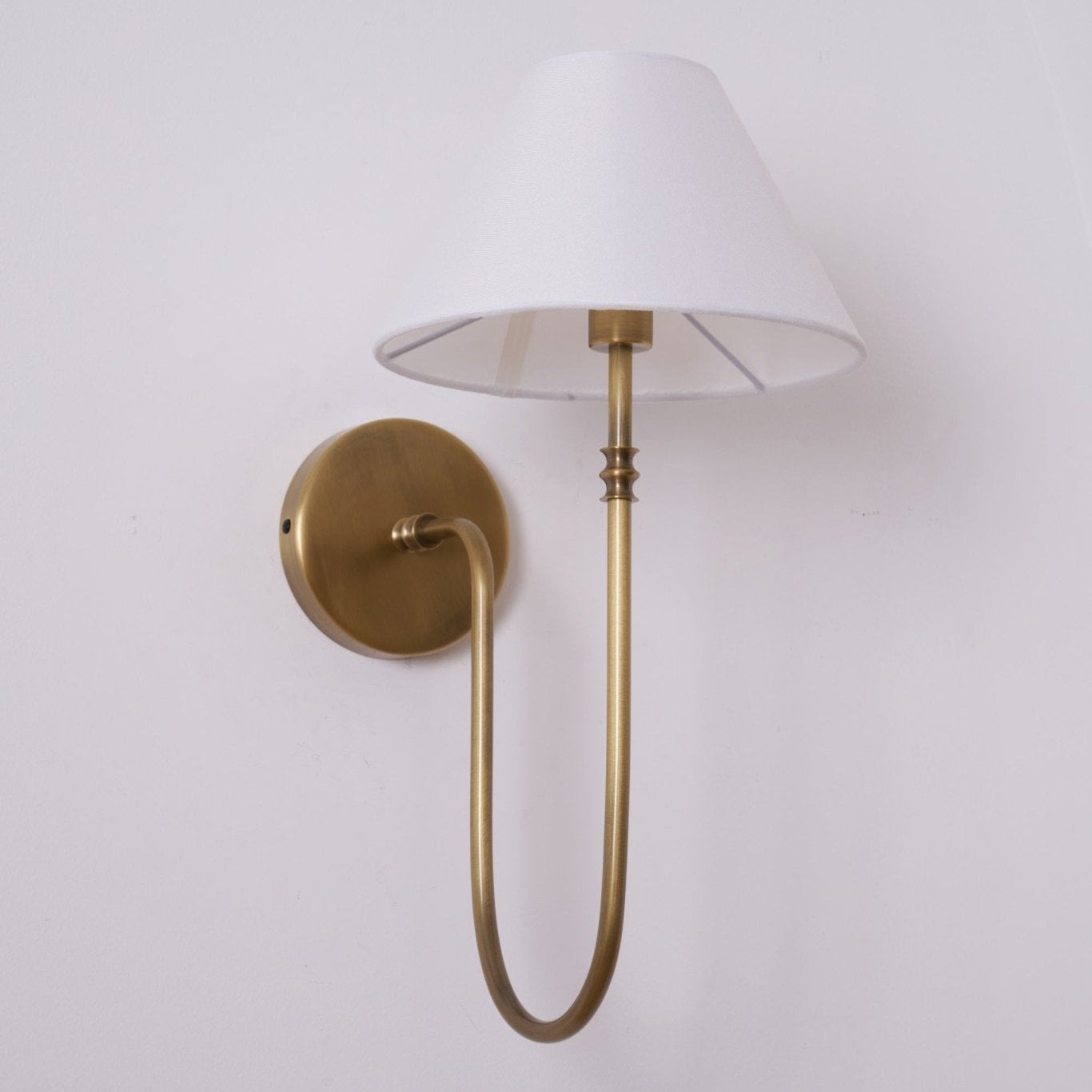 Devenq Vintage Industrial Fabric Wall Light