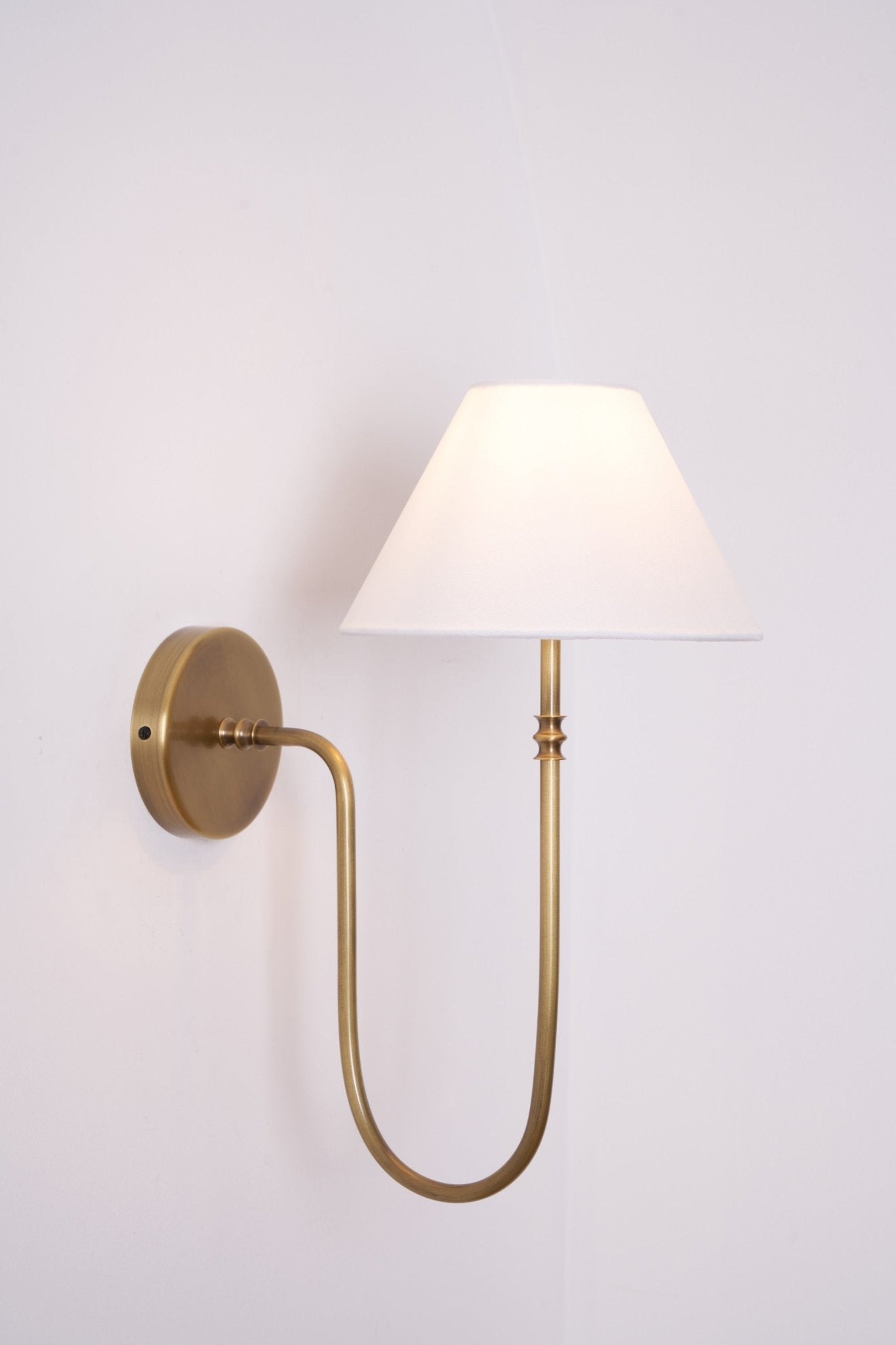 Devenq Vintage Industrial Fabric Wall Light