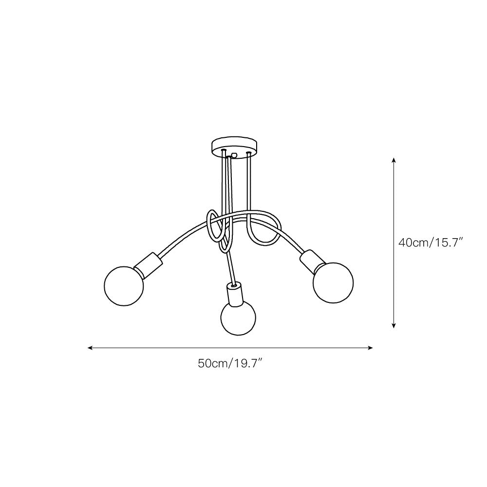 Eiraleria Glass Ceiling Lamp