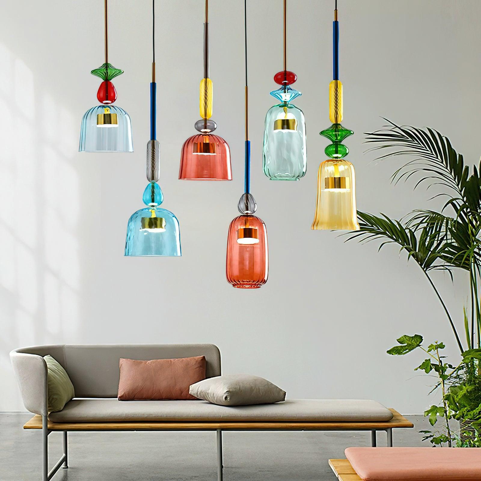 Voshan Bohemian Glass Pendant Lamp