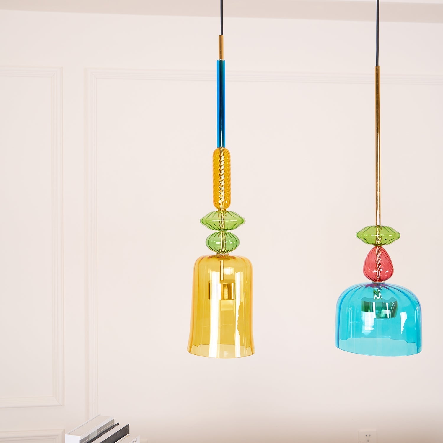 Voshan Bohemian Glass Pendant Lamp