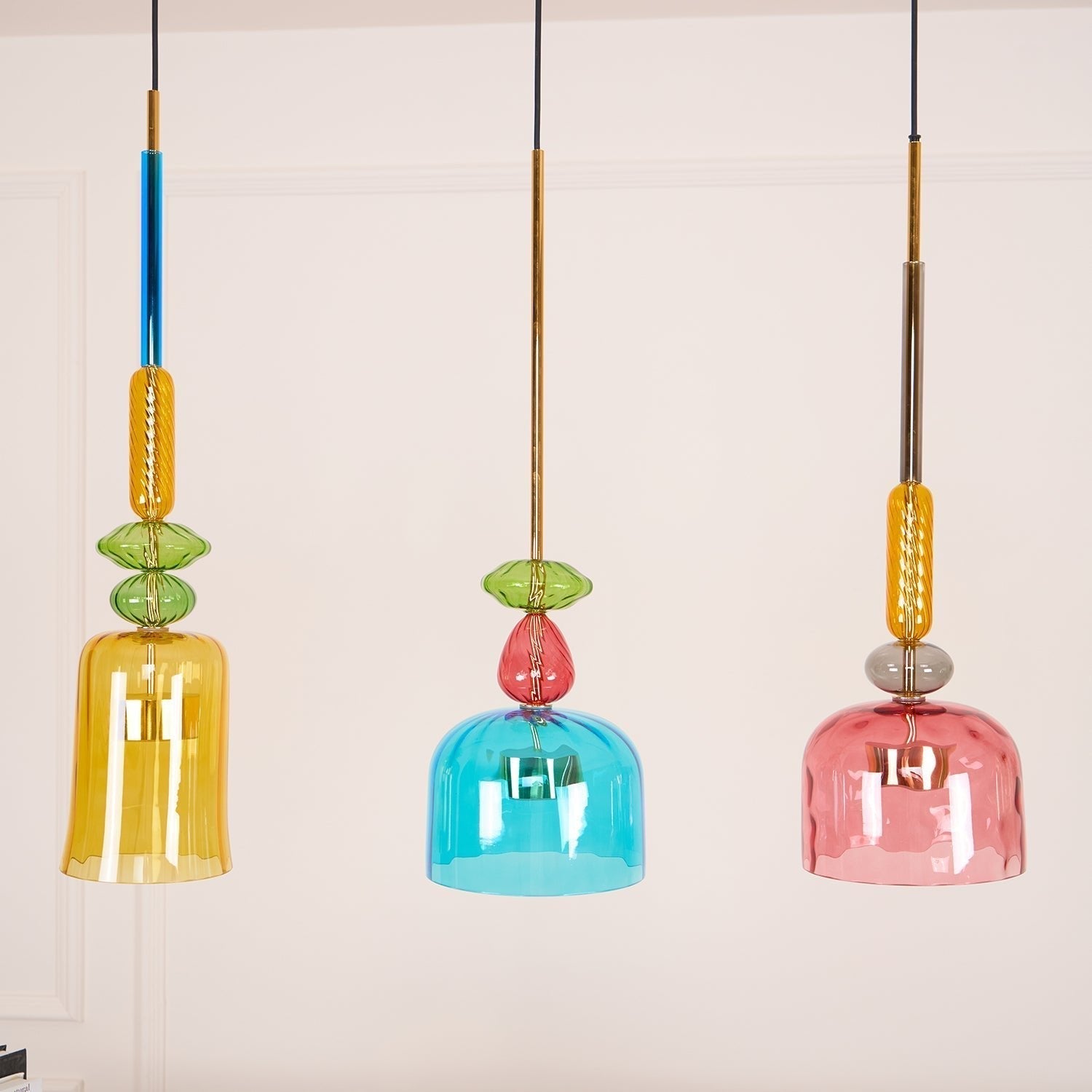 Voshan Bohemian Glass Pendant Lamp