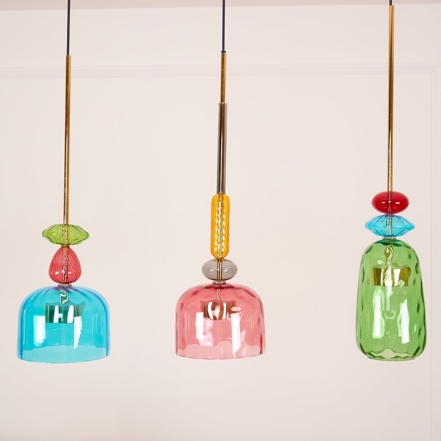 Voshan Bohemian Glass Pendant Lamp