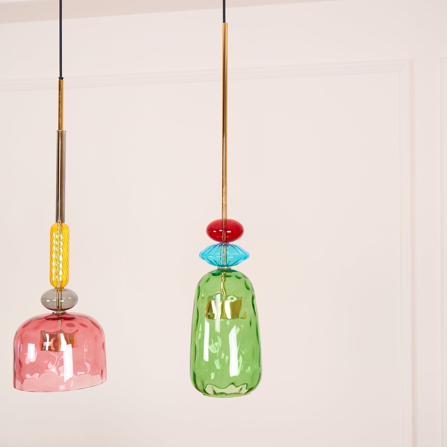 Voshan Bohemian Glass Pendant Lamp