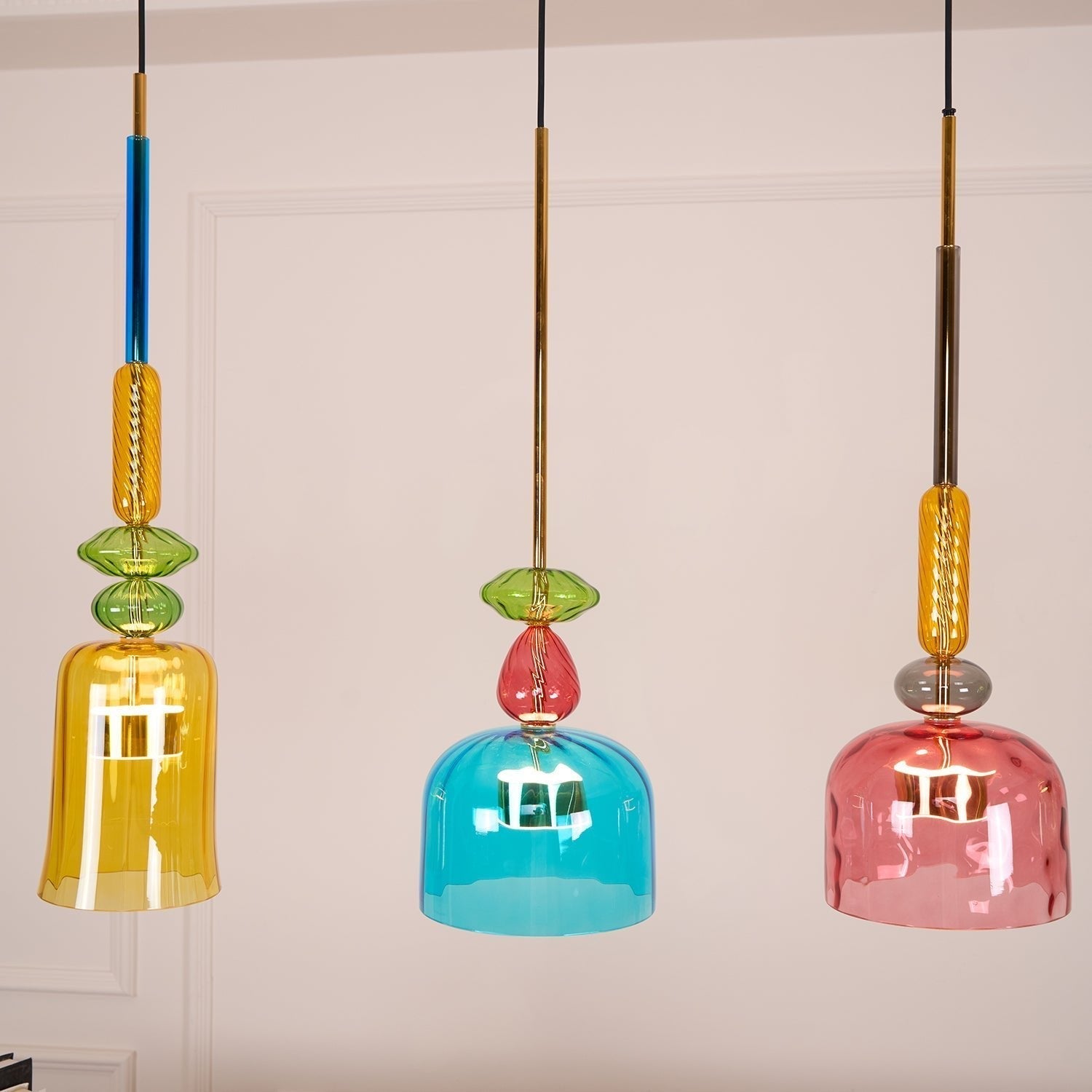 Voshan Bohemian Glass Pendant Lamp
