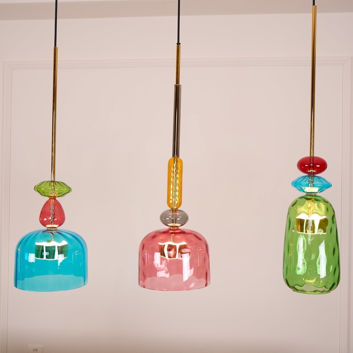 Voshan Bohemian Glass Pendant Lamp