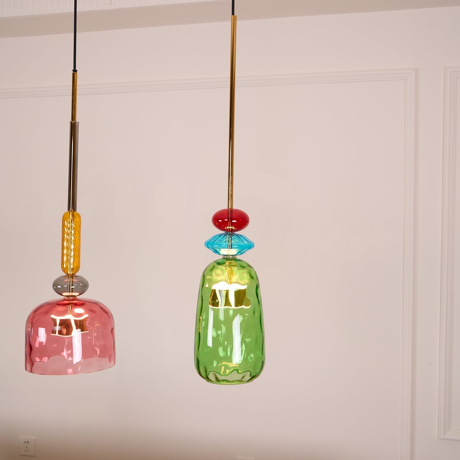Voshan Bohemian Glass Pendant Lamp
