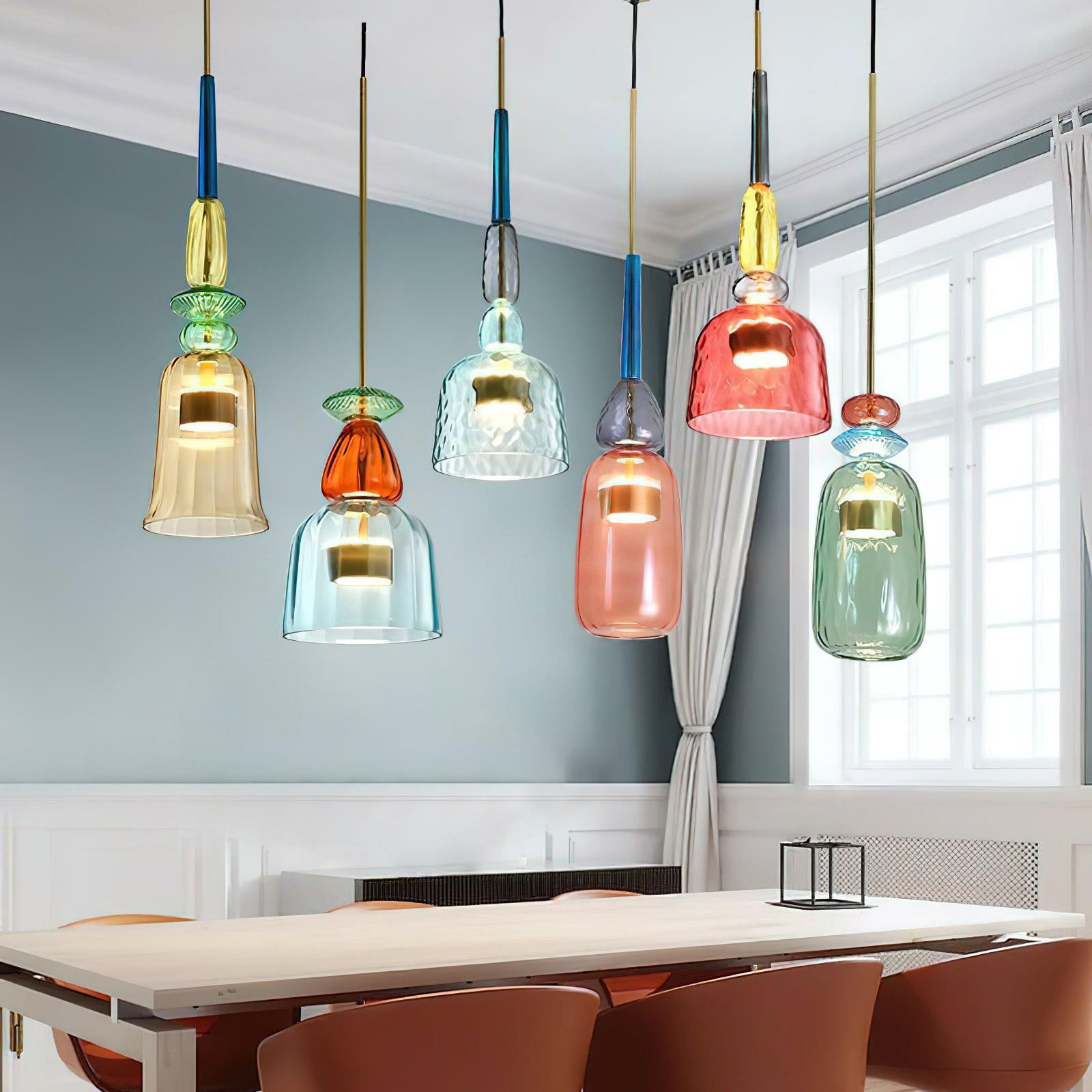 Voshan Bohemian Glass Pendant Lamp
