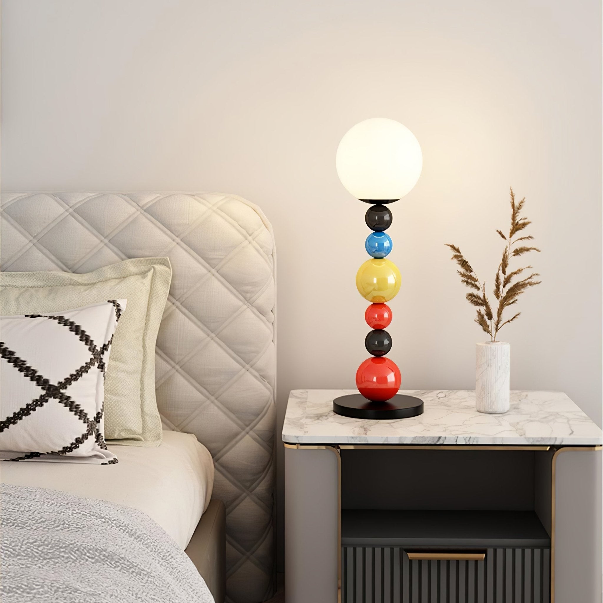 Zoriel Glass Artistic Floor Lamp