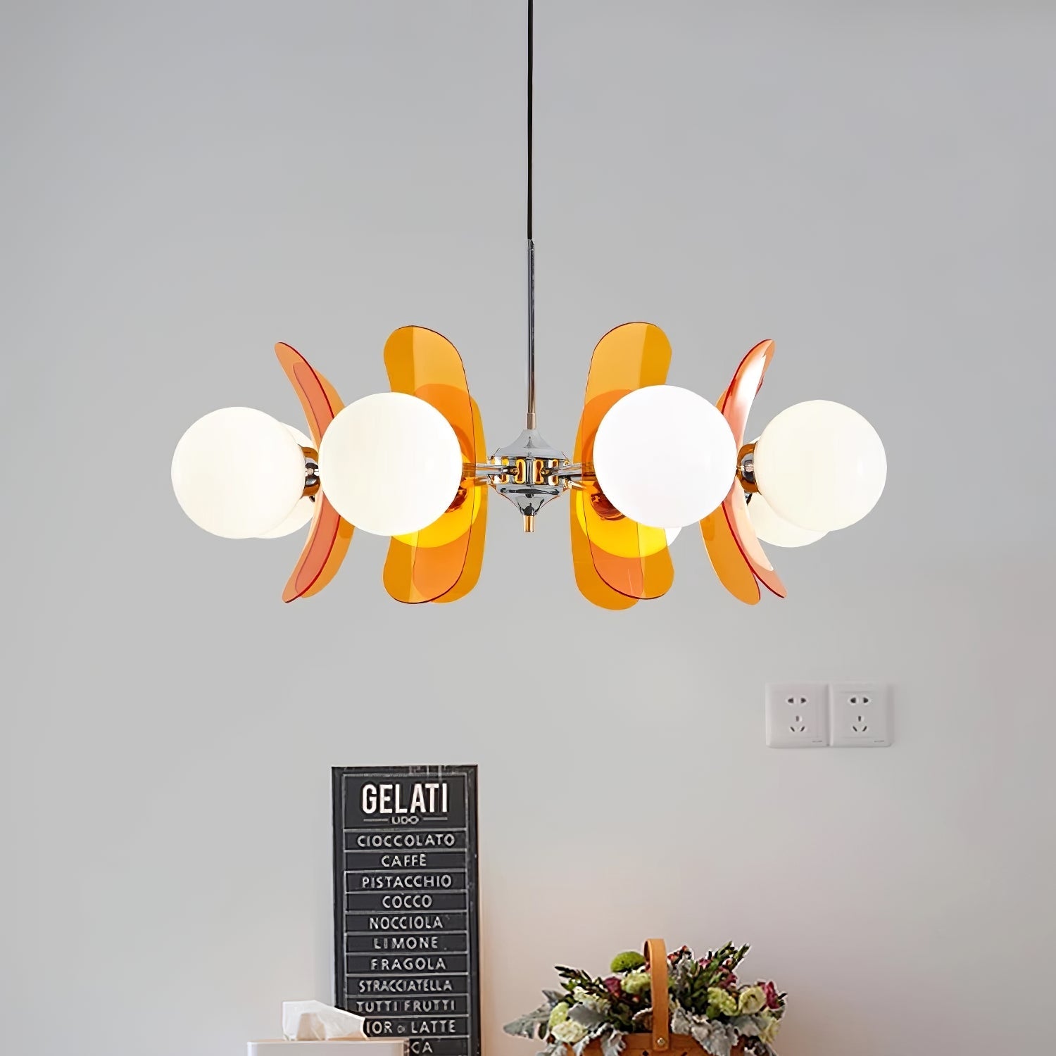 Westcourt Coloured Sputnik Chandelier