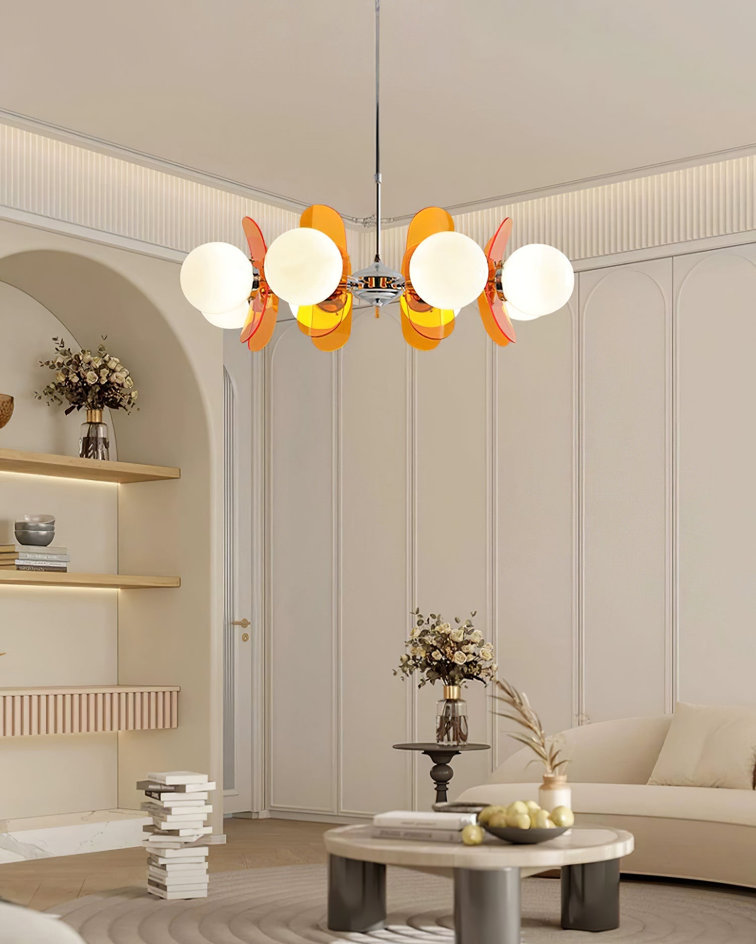 Westcourt Coloured Sputnik Chandelier