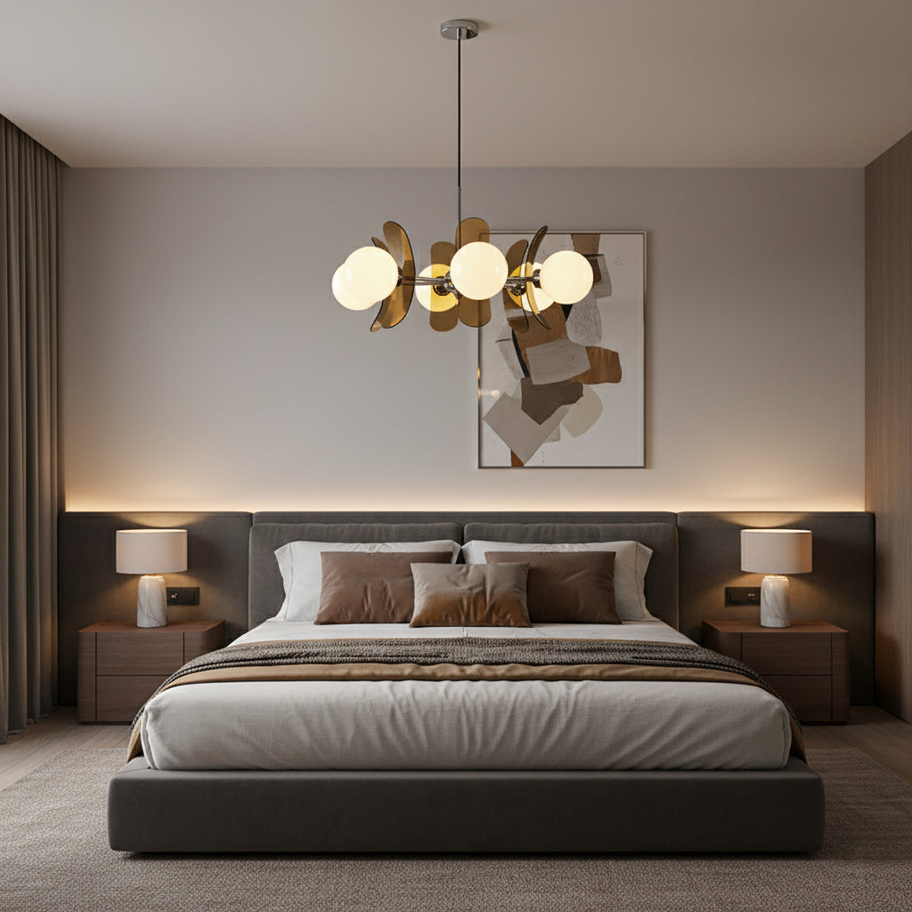 Westcourt Coloured Sputnik Chandelier