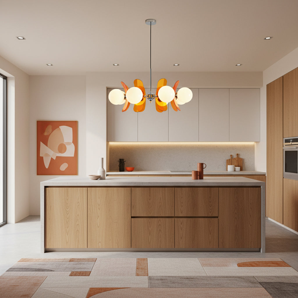 Westcourt Coloured Sputnik Chandelier