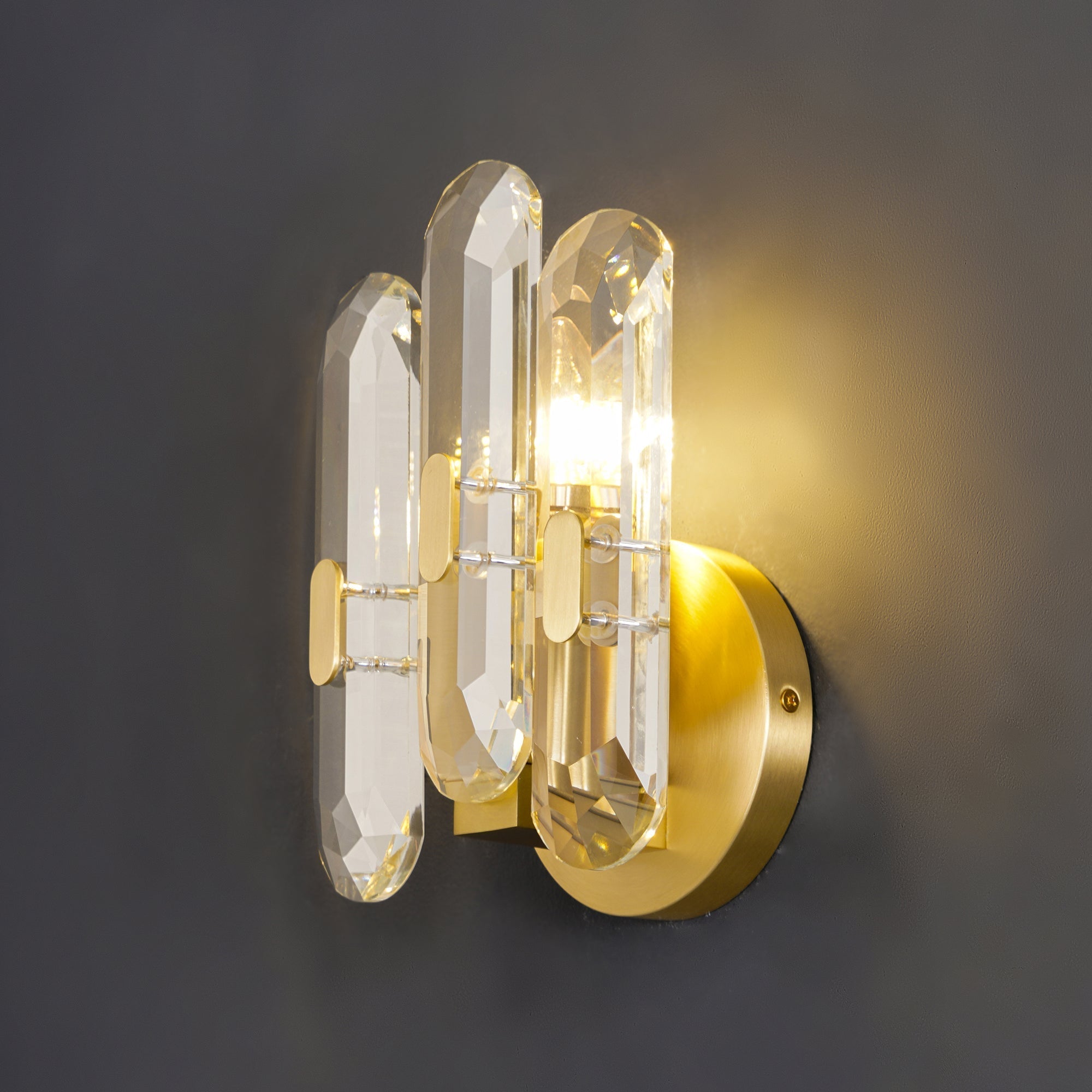 Elina Postmodern Luxury Crystal Sconce Wall Lamp