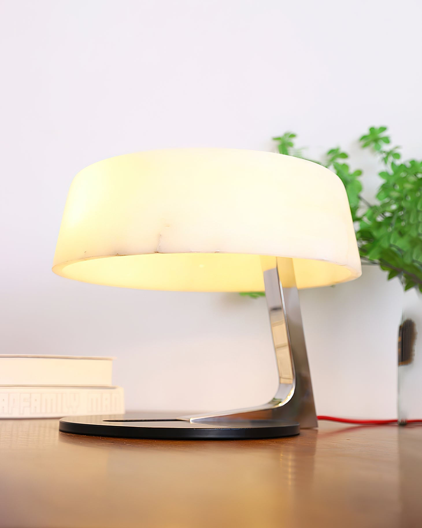 Nysolora Dome Alabaster Table Lamp