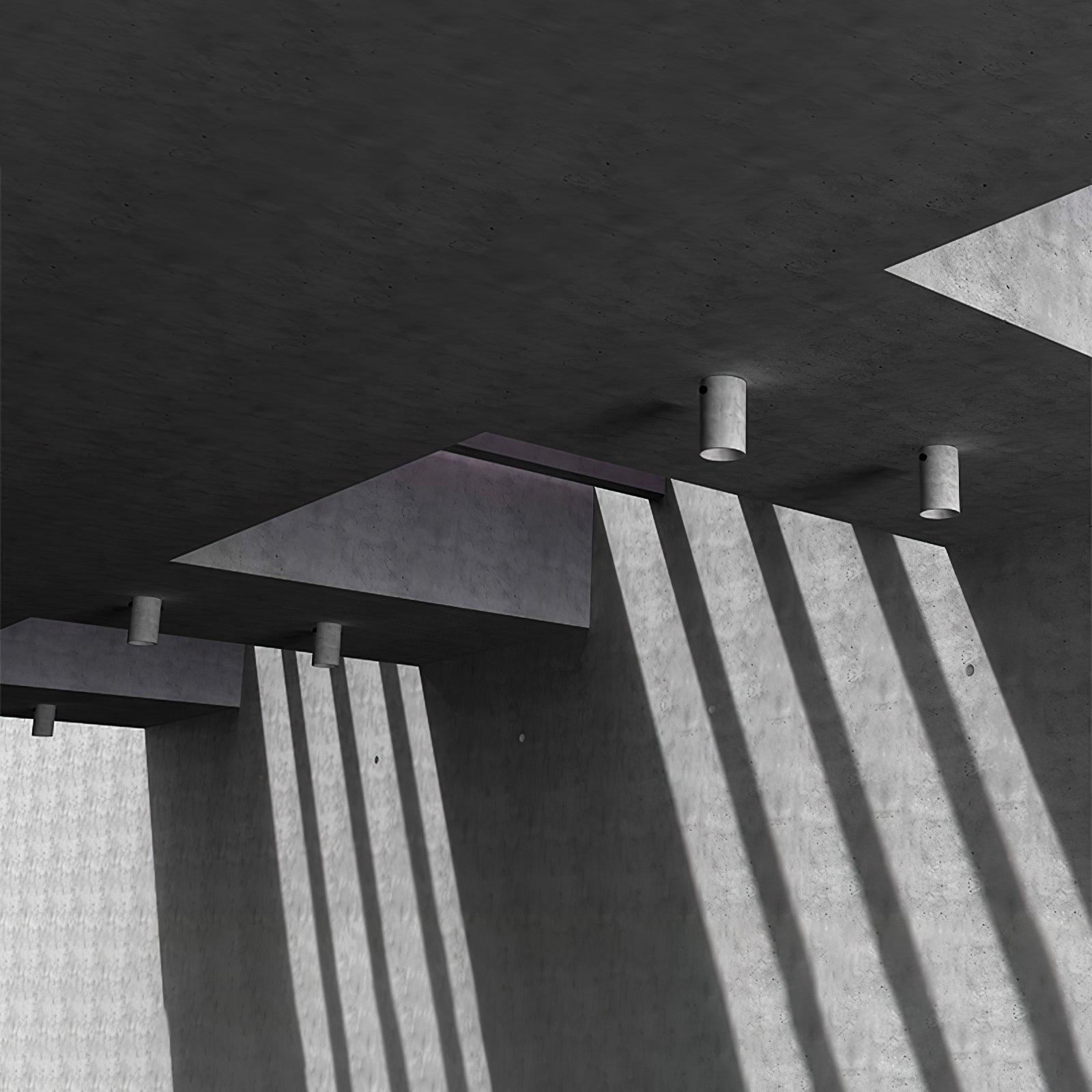 Berion Modern Minimalist Concrete Ceiling Lamp