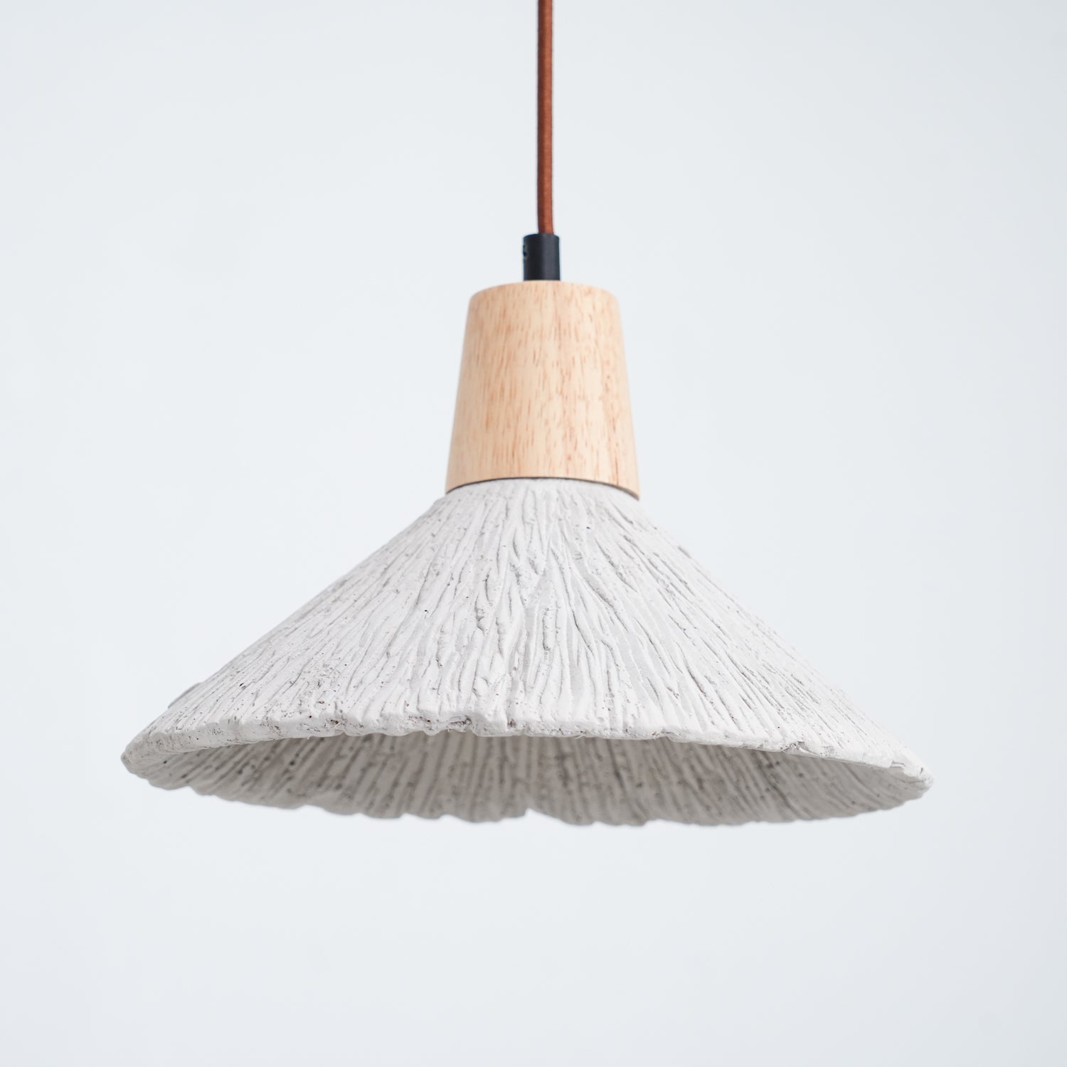 Lirixon Pendant Lamp Concrete Pleated
