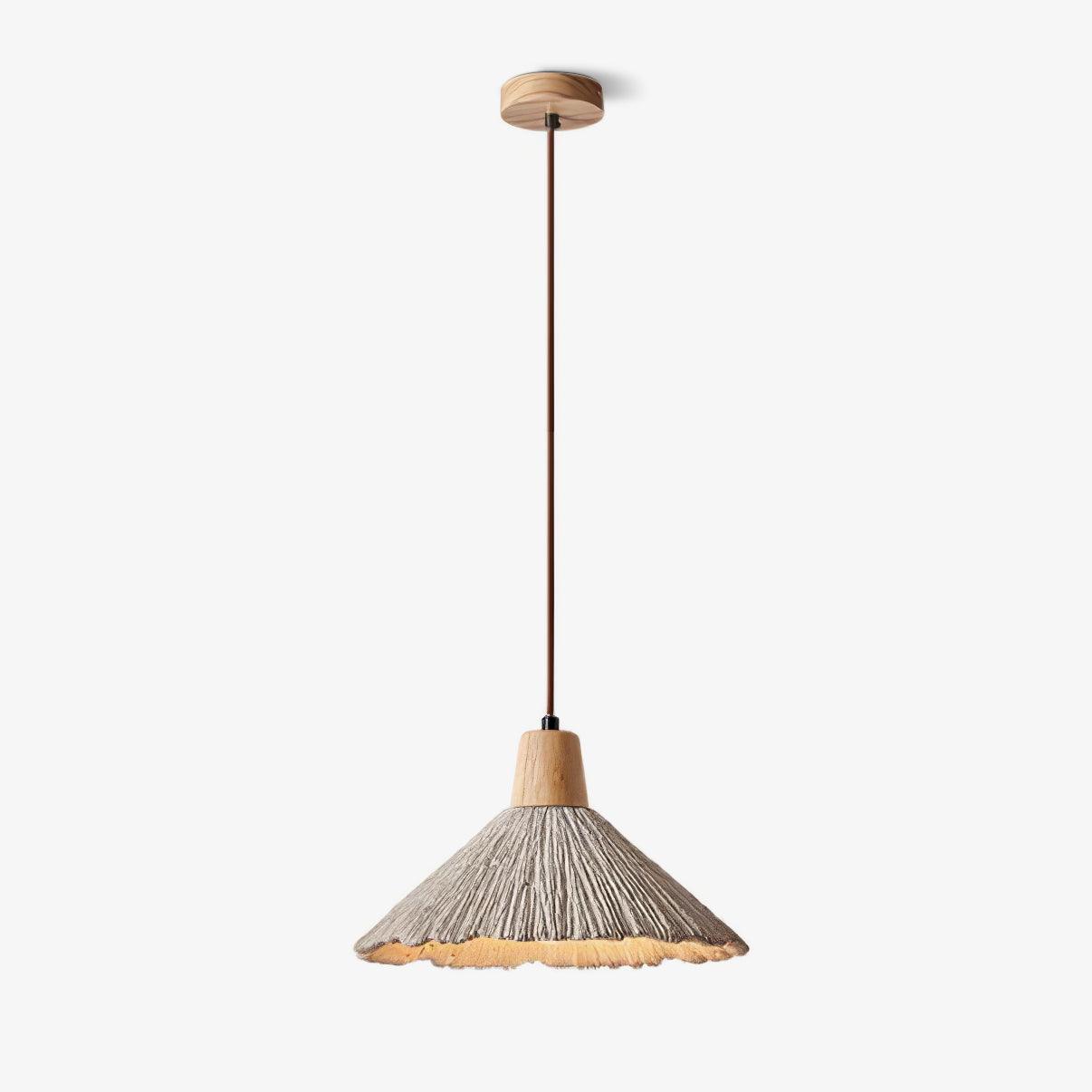 Lirixon Pendant Lamp Concrete Pleated