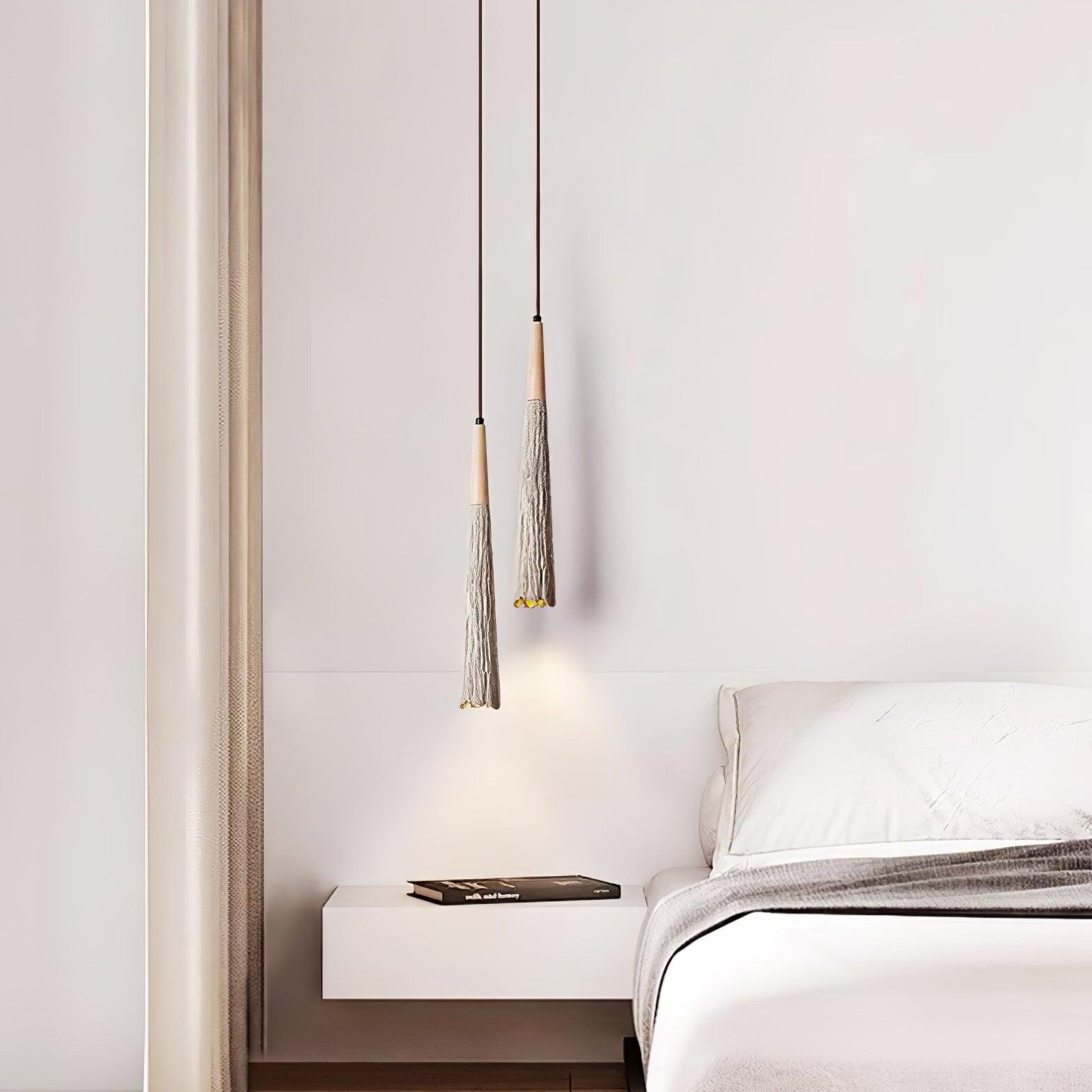 Lirixon Pendant Lamp Concrete Pleated