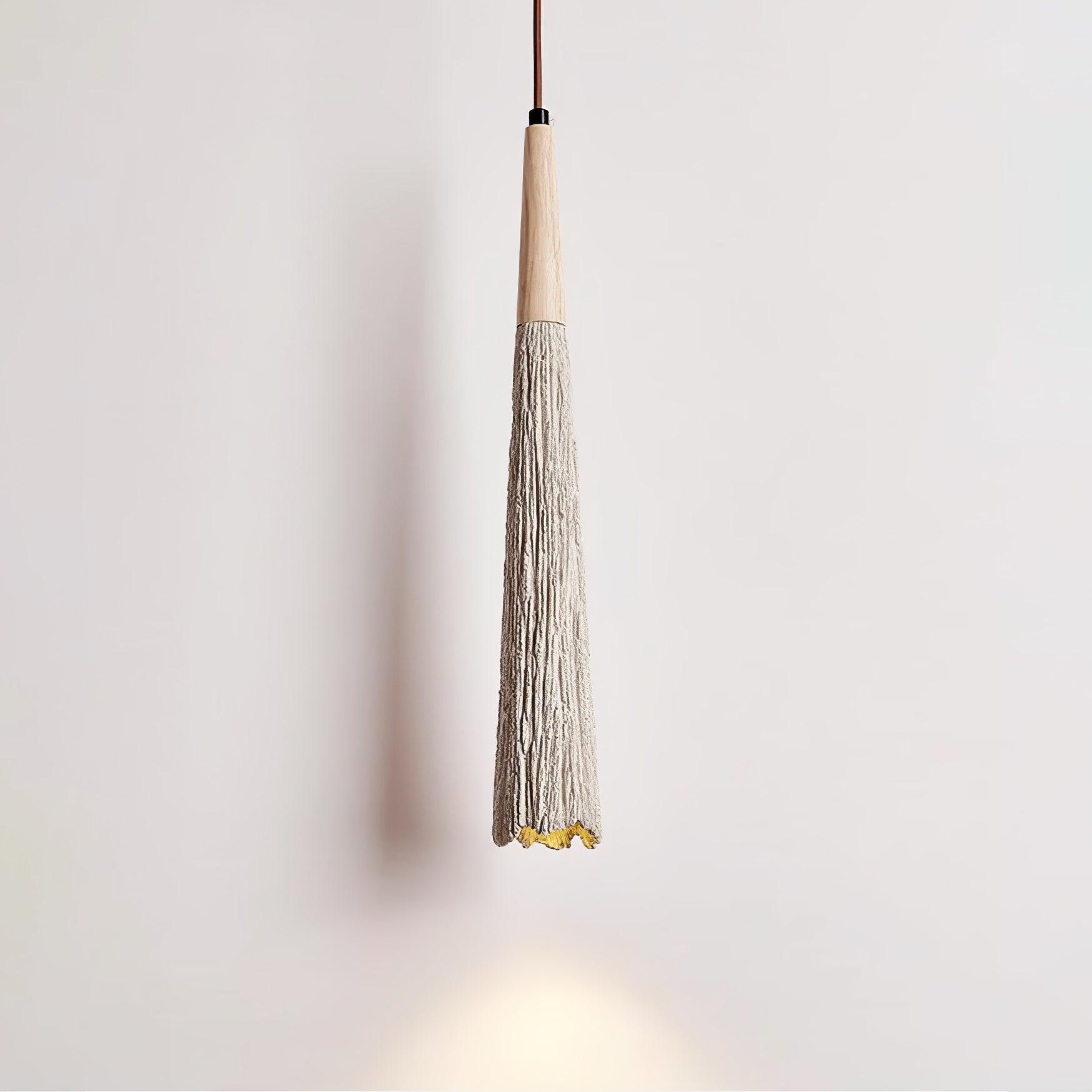 Lirixon Pendant Lamp Concrete Pleated