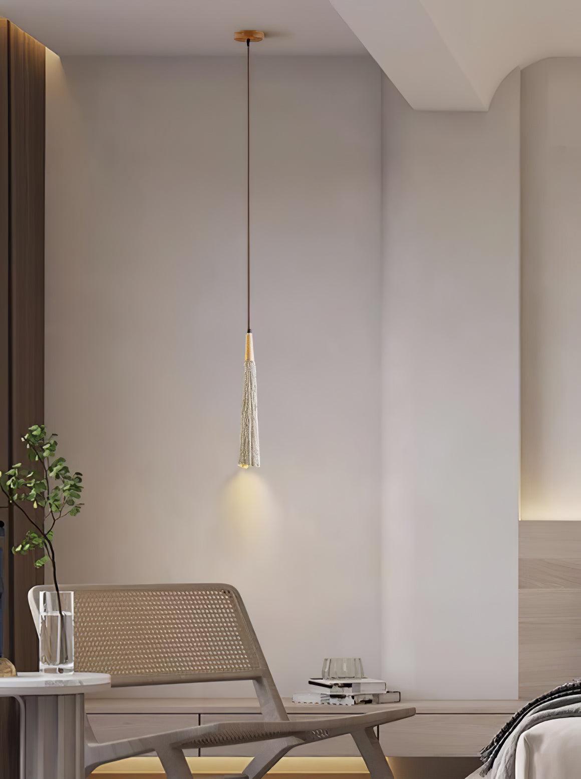 Lirixon Pendant Lamp Concrete Pleated