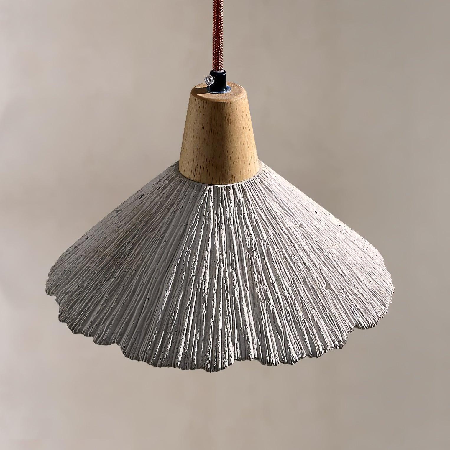 Lirixon Pendant Lamp Concrete Pleated