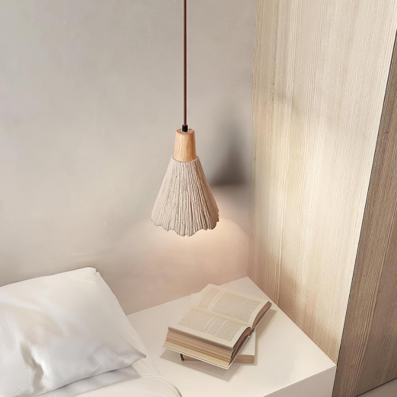 Lirixon Pendant Lamp Concrete Pleated